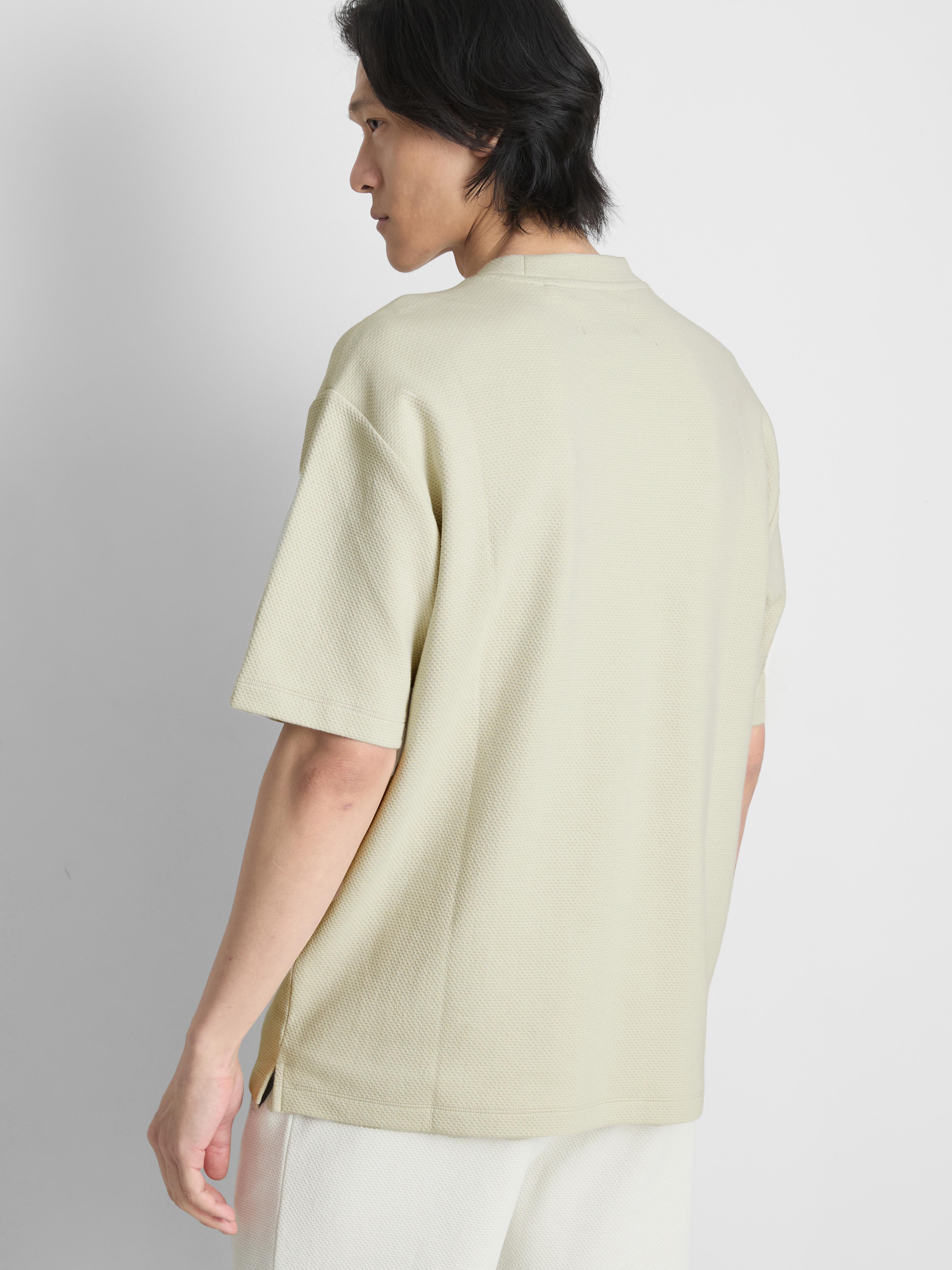 The Edit Short Sleeve Textured T-Shirt