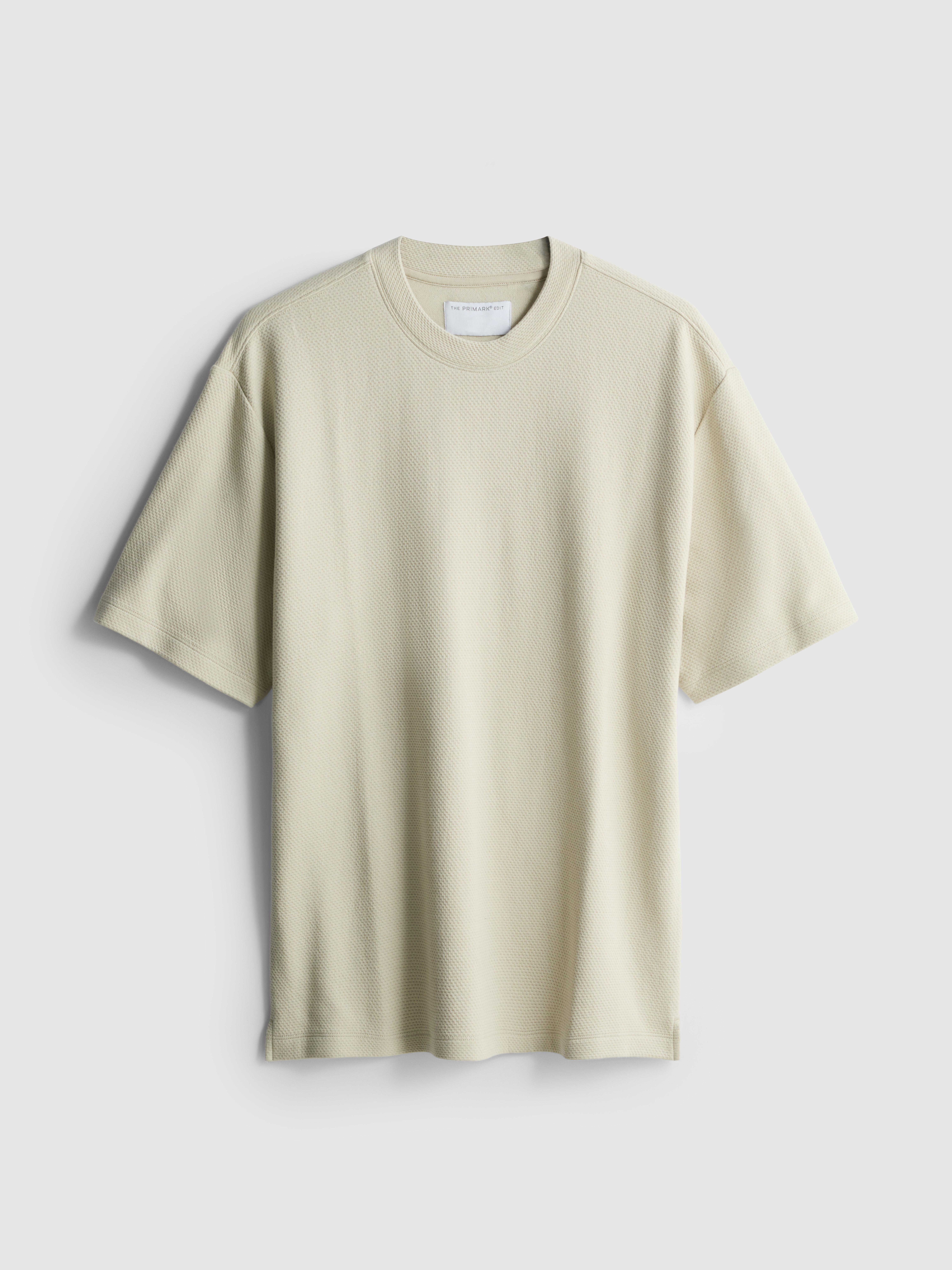 Camiseta texturizada de manga corta de The Edit