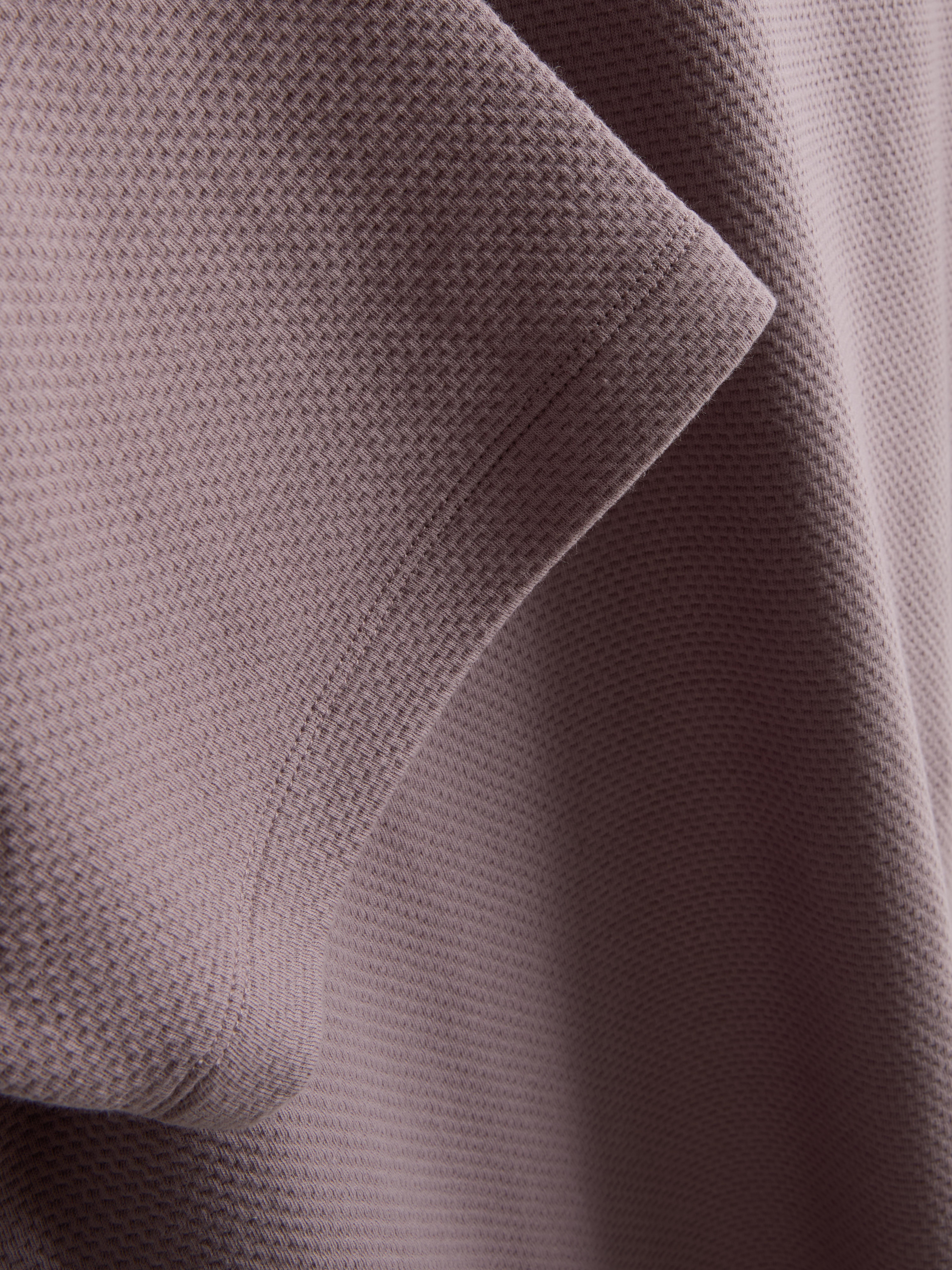 T-shirt met korte mouwen en textuur The Edit