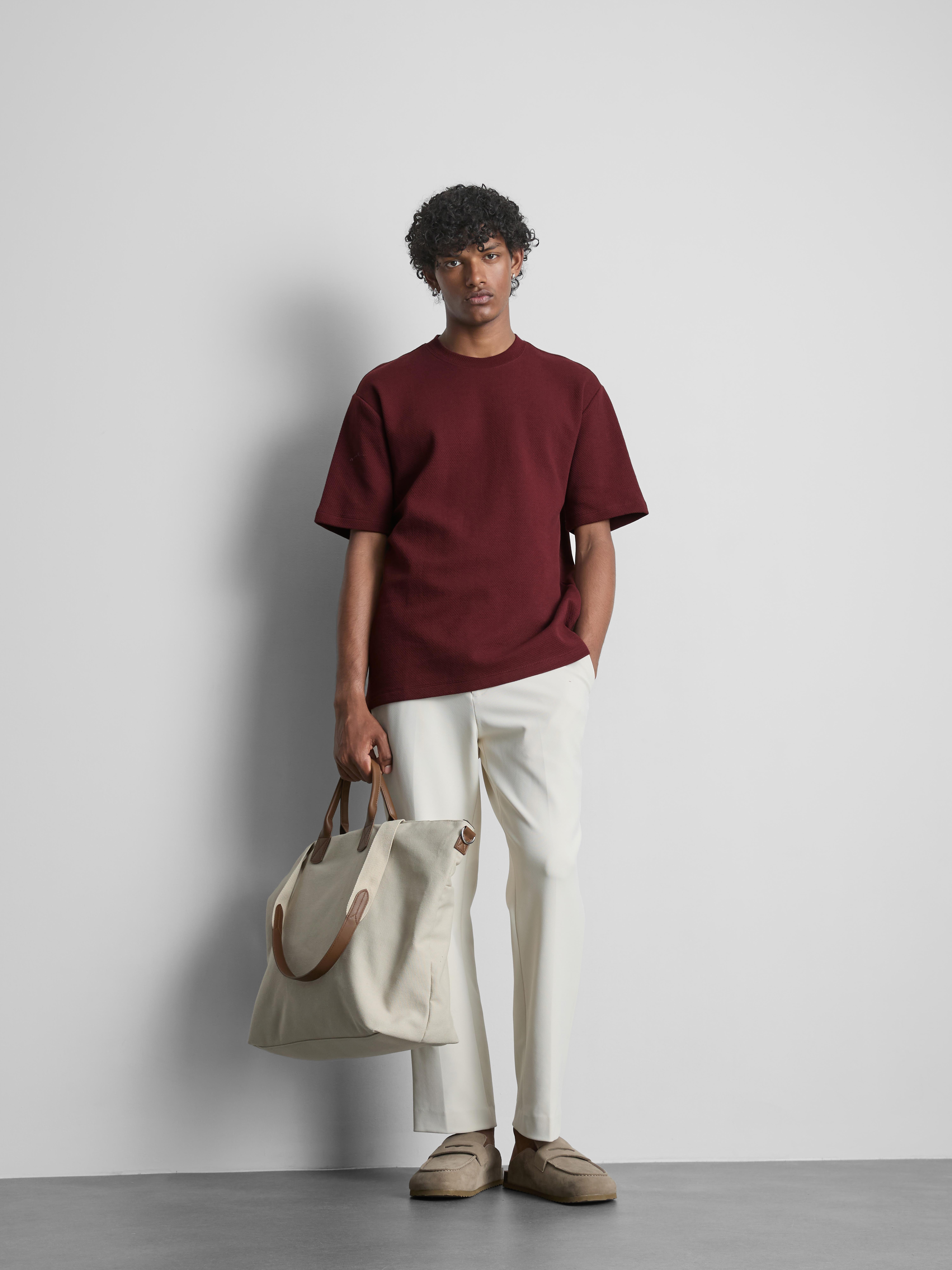 The Edit Textured Cotton T-Shirt