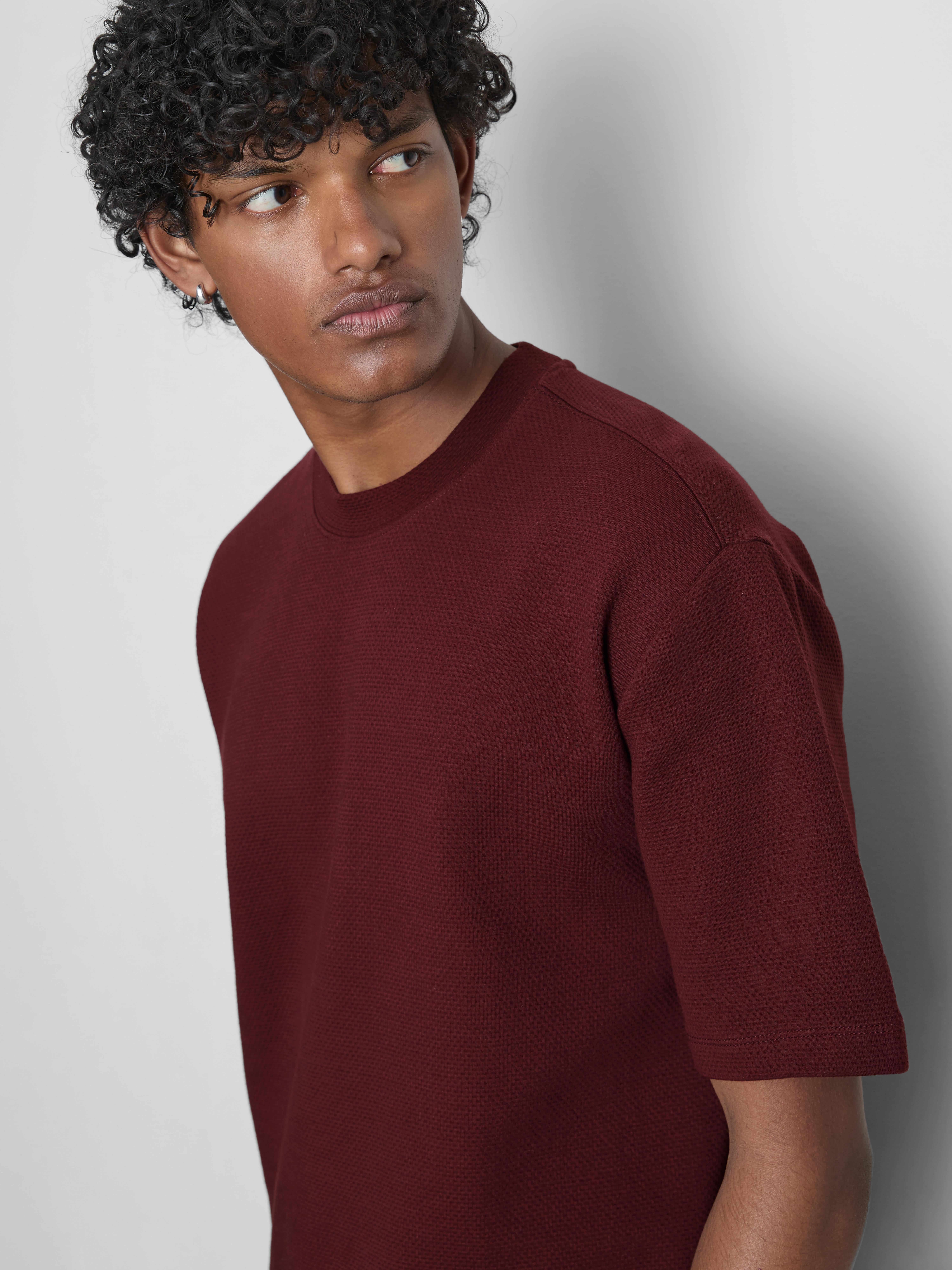 The Edit Textured Cotton T-Shirt