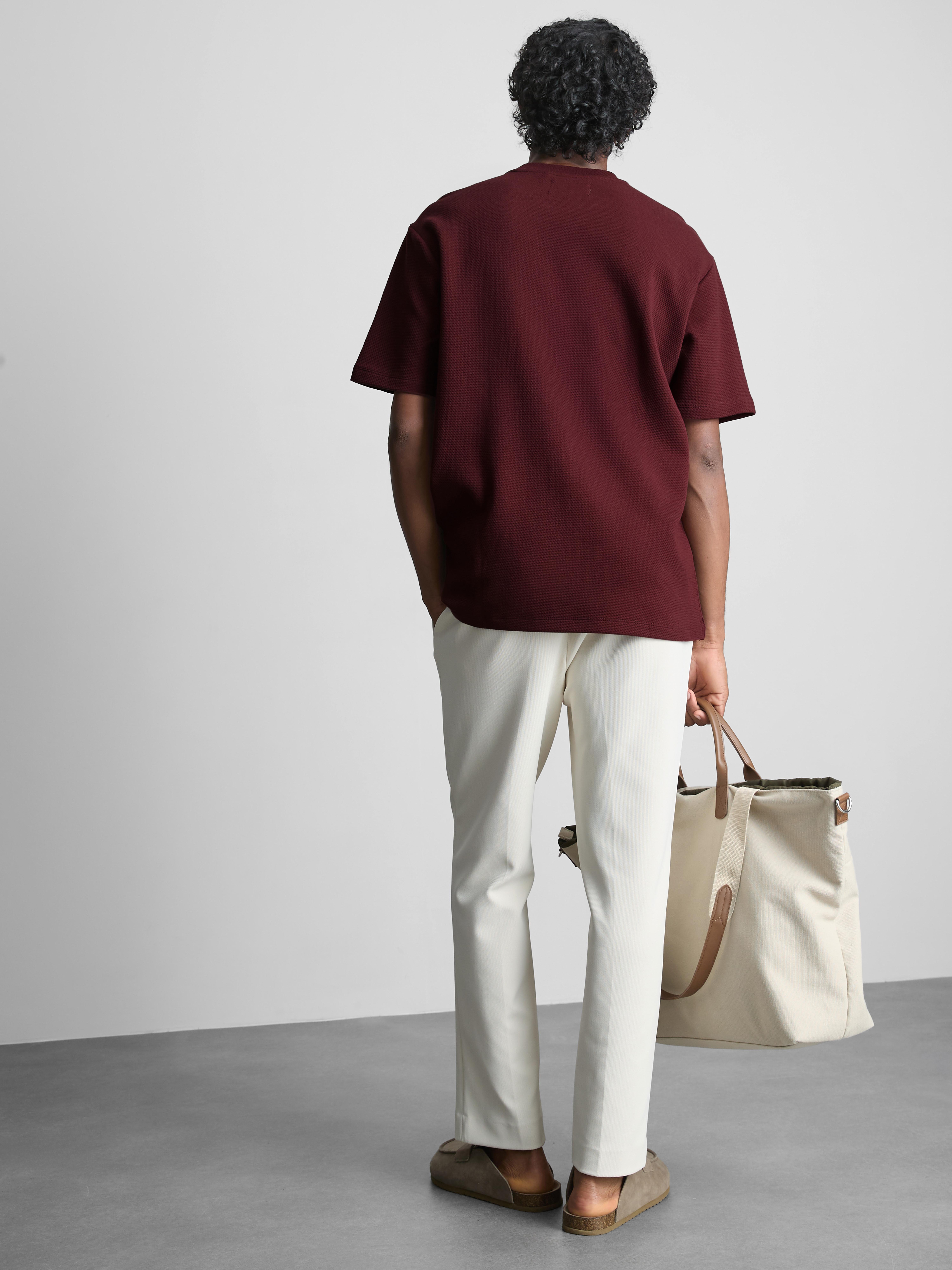 The Edit Textured Cotton T-Shirt