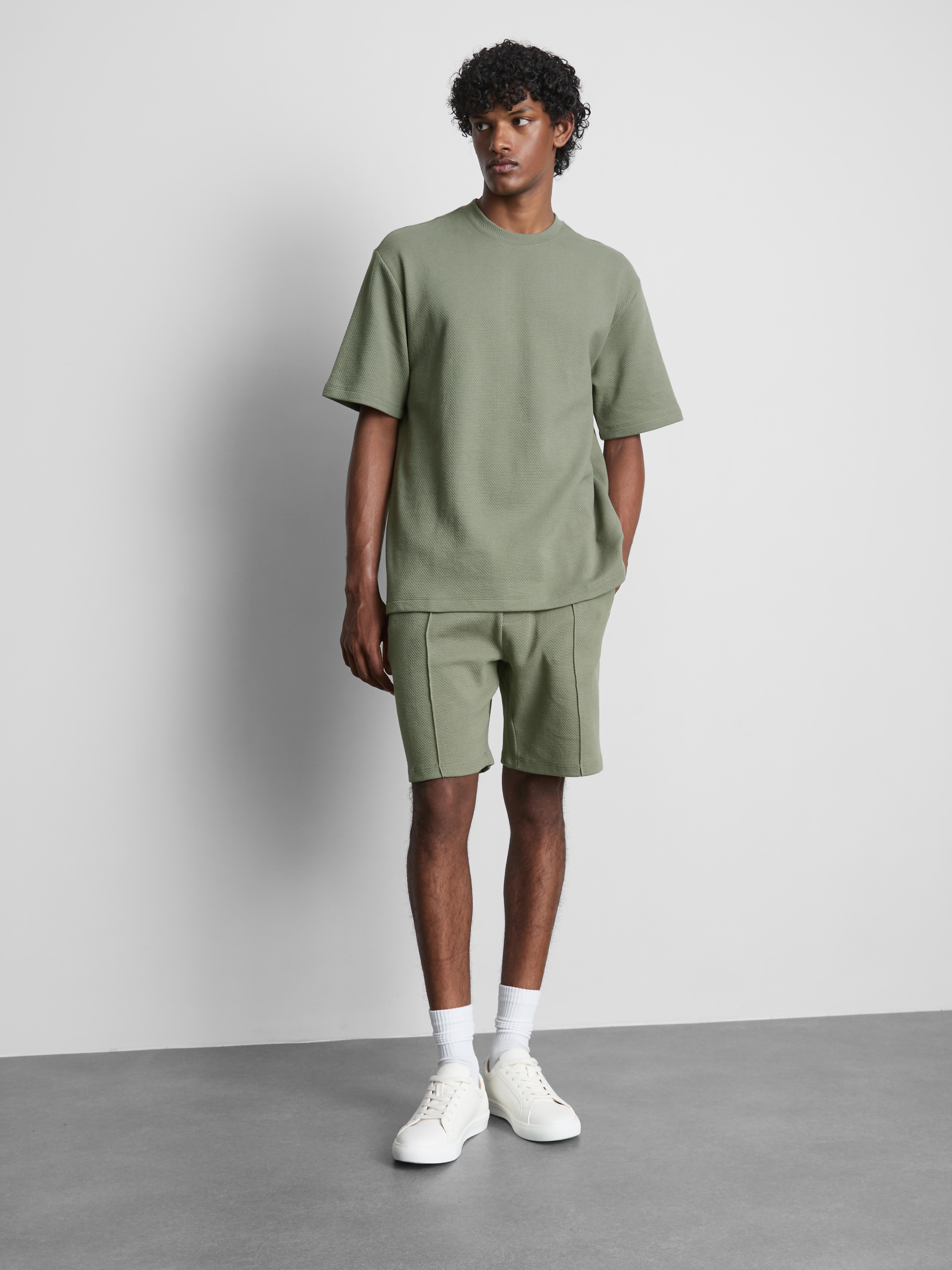 The Edit Textured Cotton T-Shirt