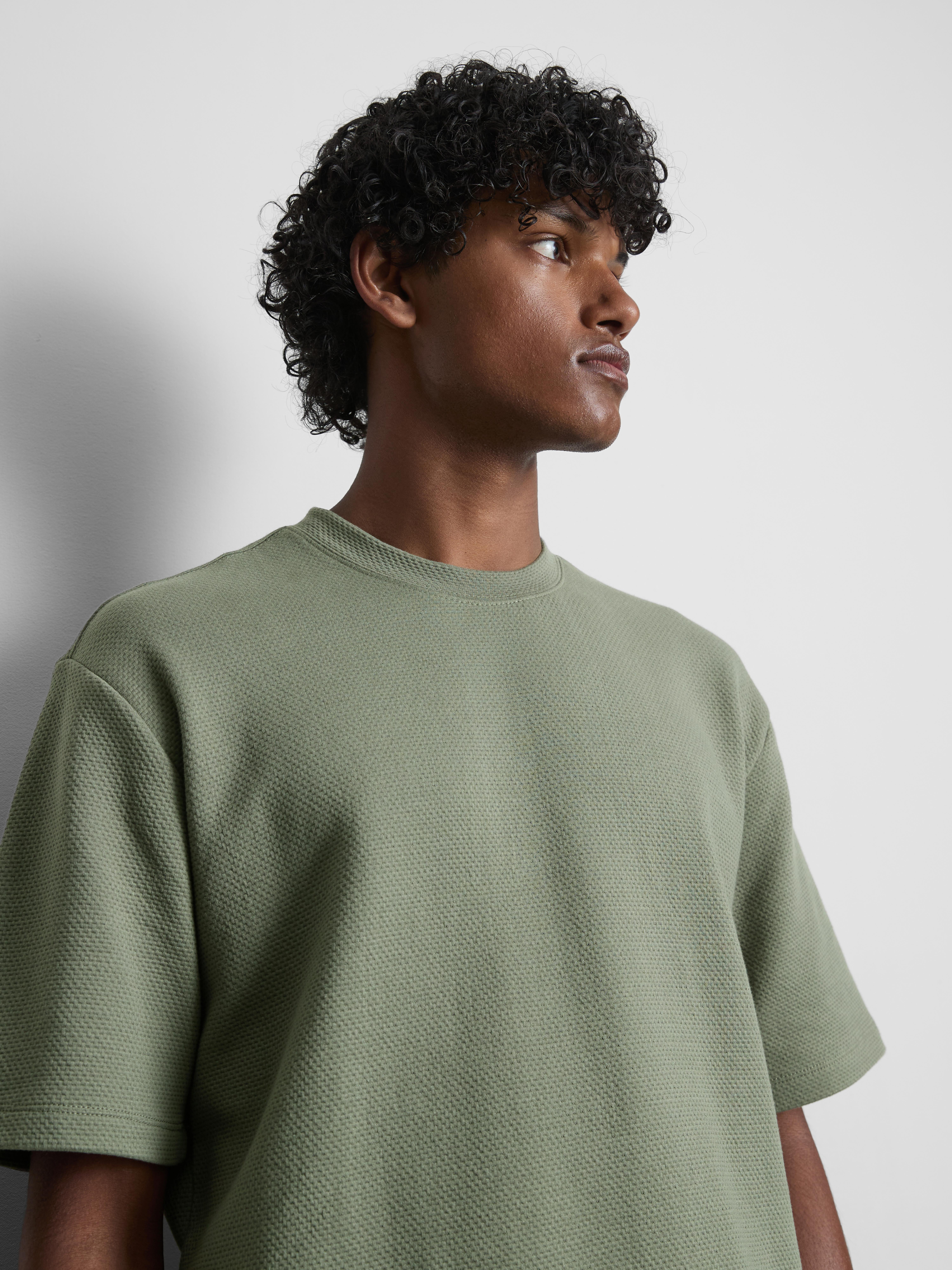 The Edit Textured Cotton T-Shirt