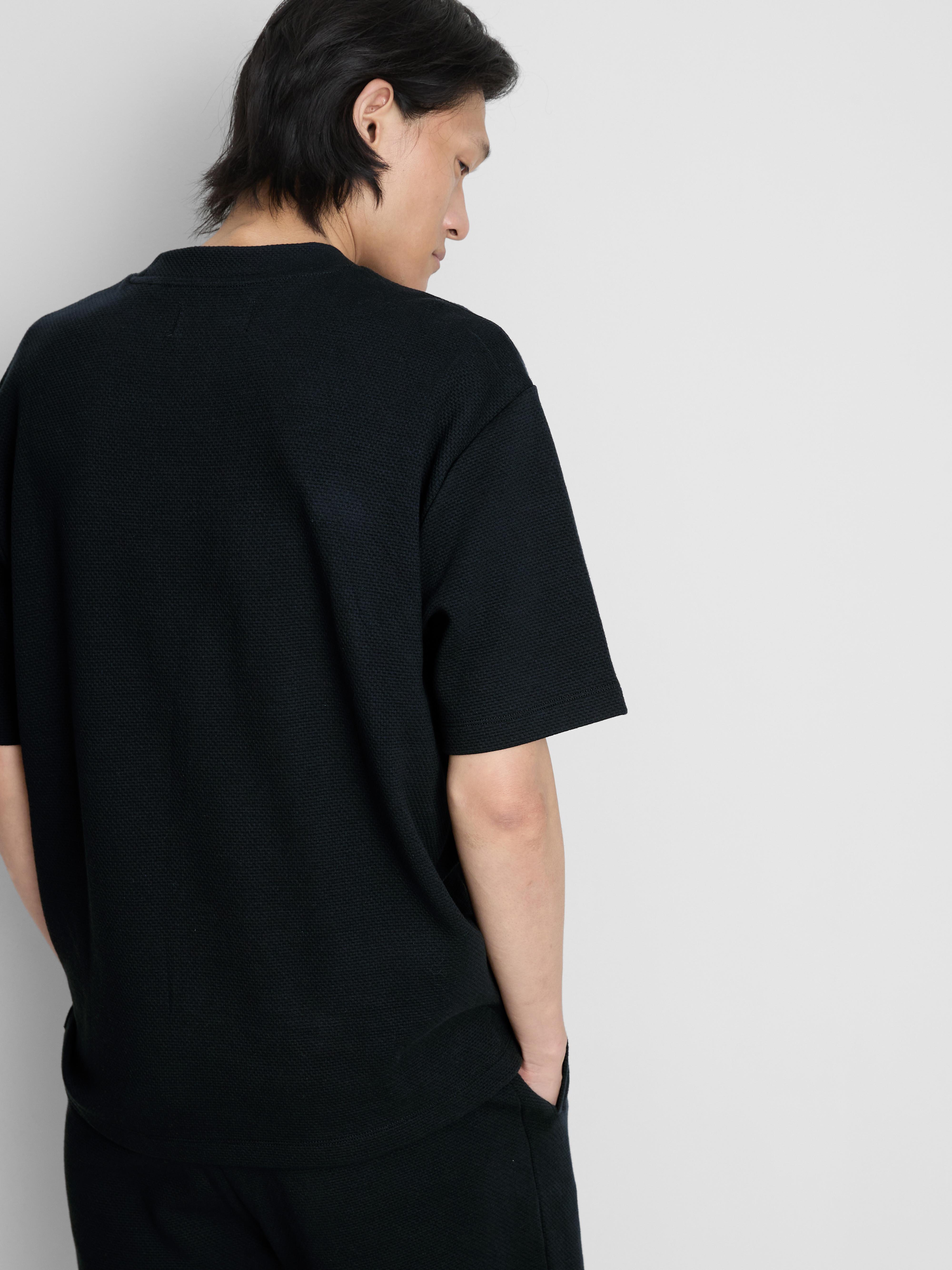 The Edit Textured Cotton T-Shirt