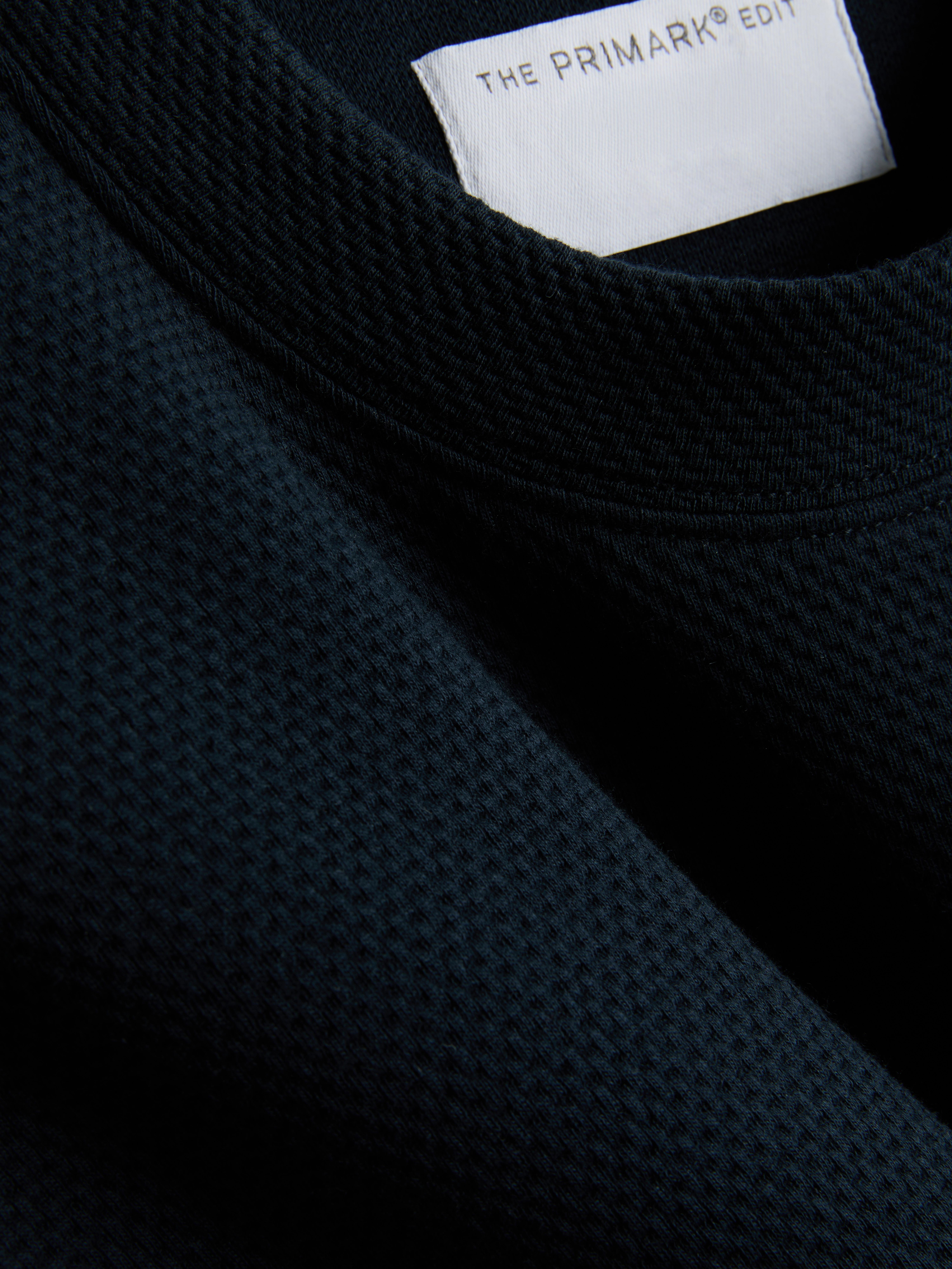 The Edit Textured Cotton T-Shirt