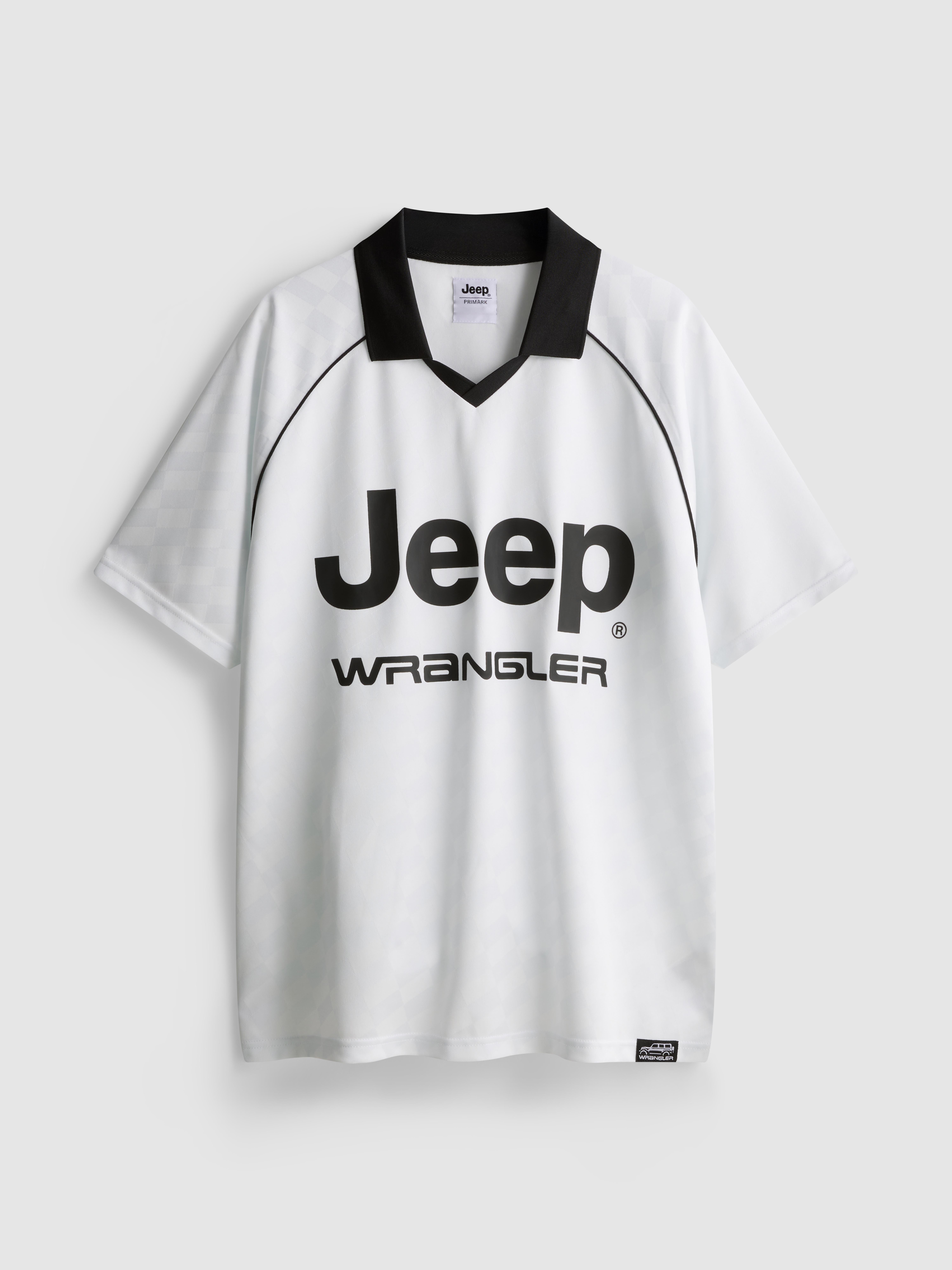 Men's White Jeep Logo Mesh T-Shirt