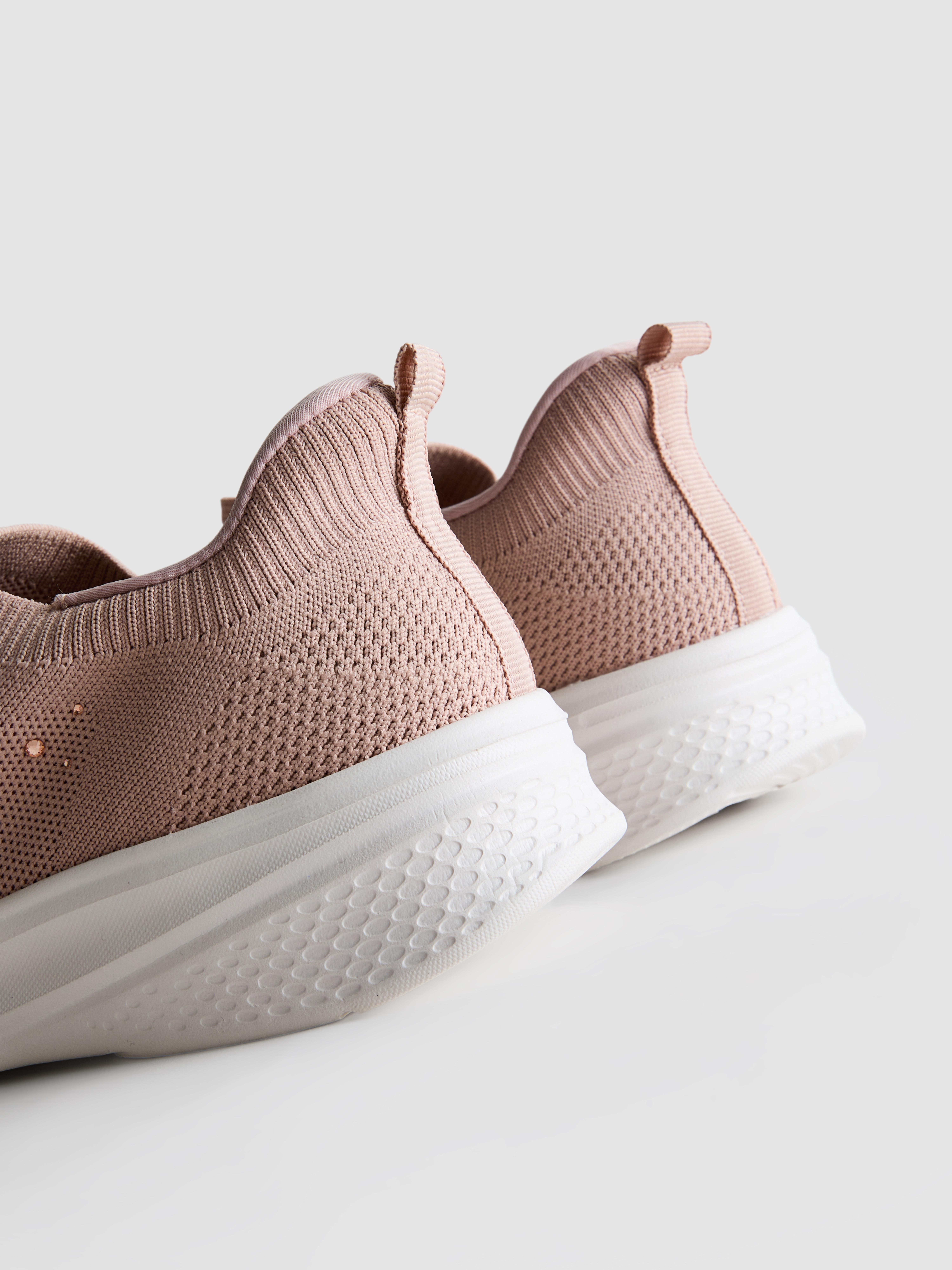 Baskets sans lacets à strass