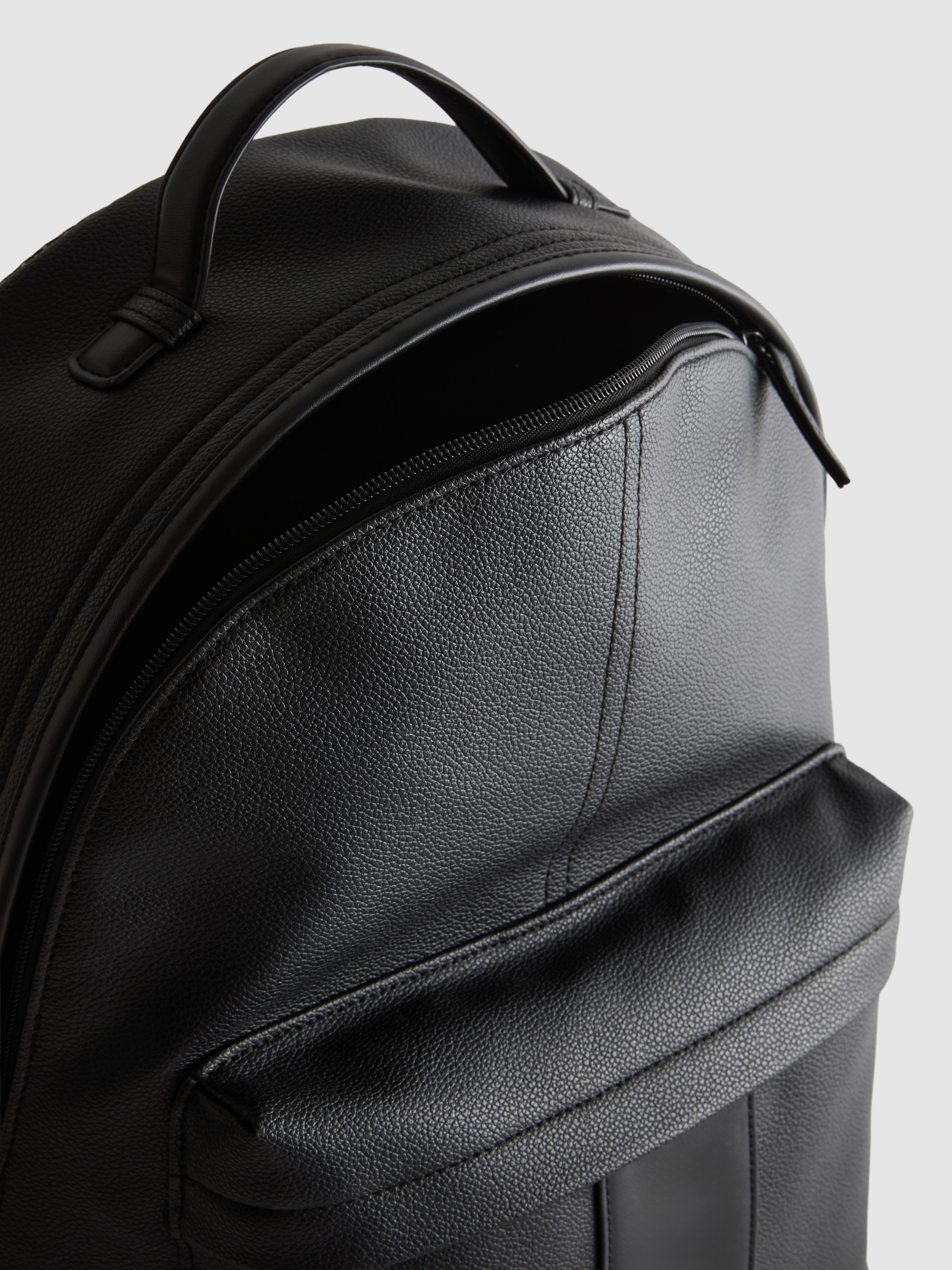 Faux Leather Backpack