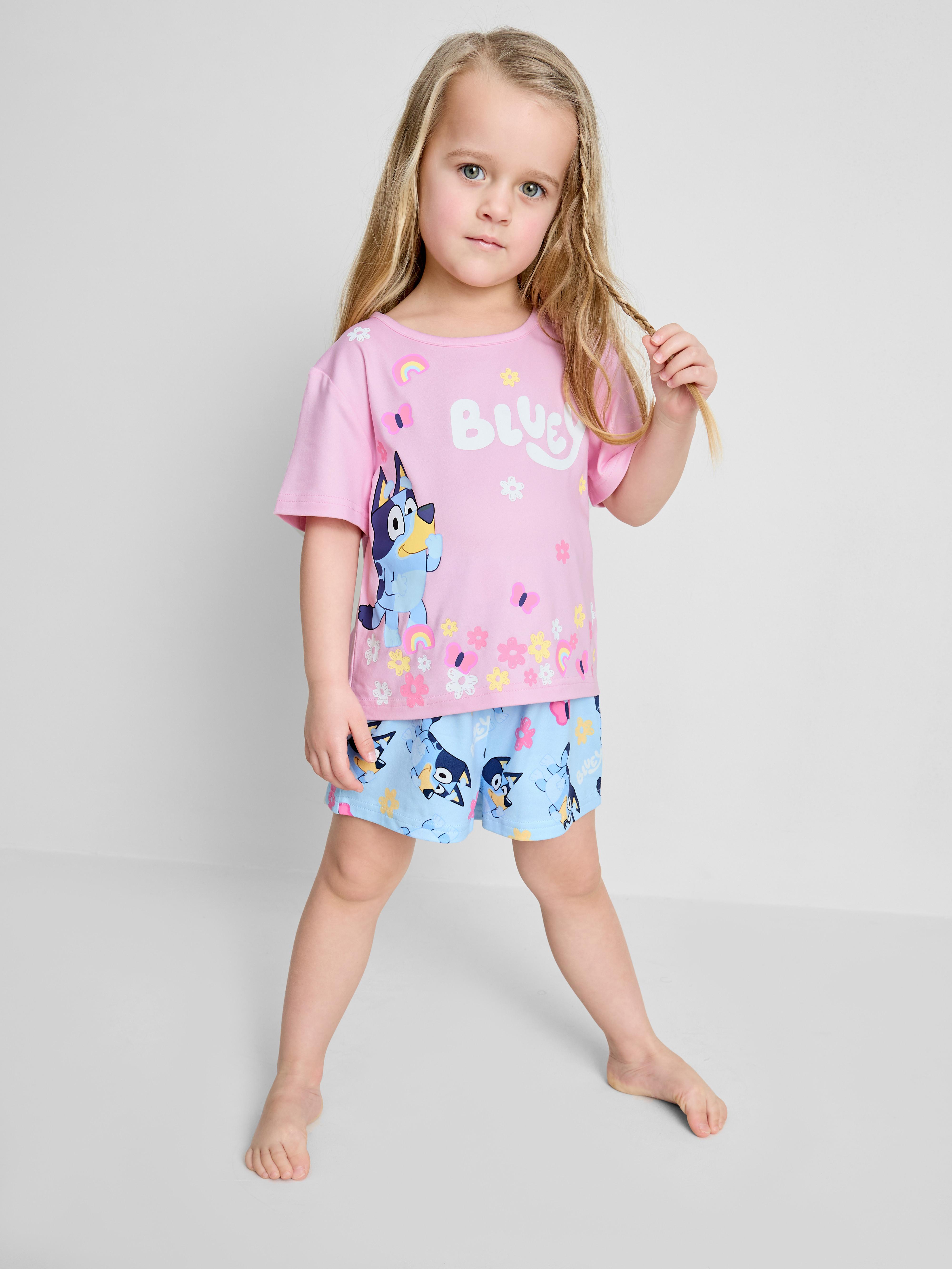 1,5–10 Jahre | Kurzer „Bluey“ Schlafanzug