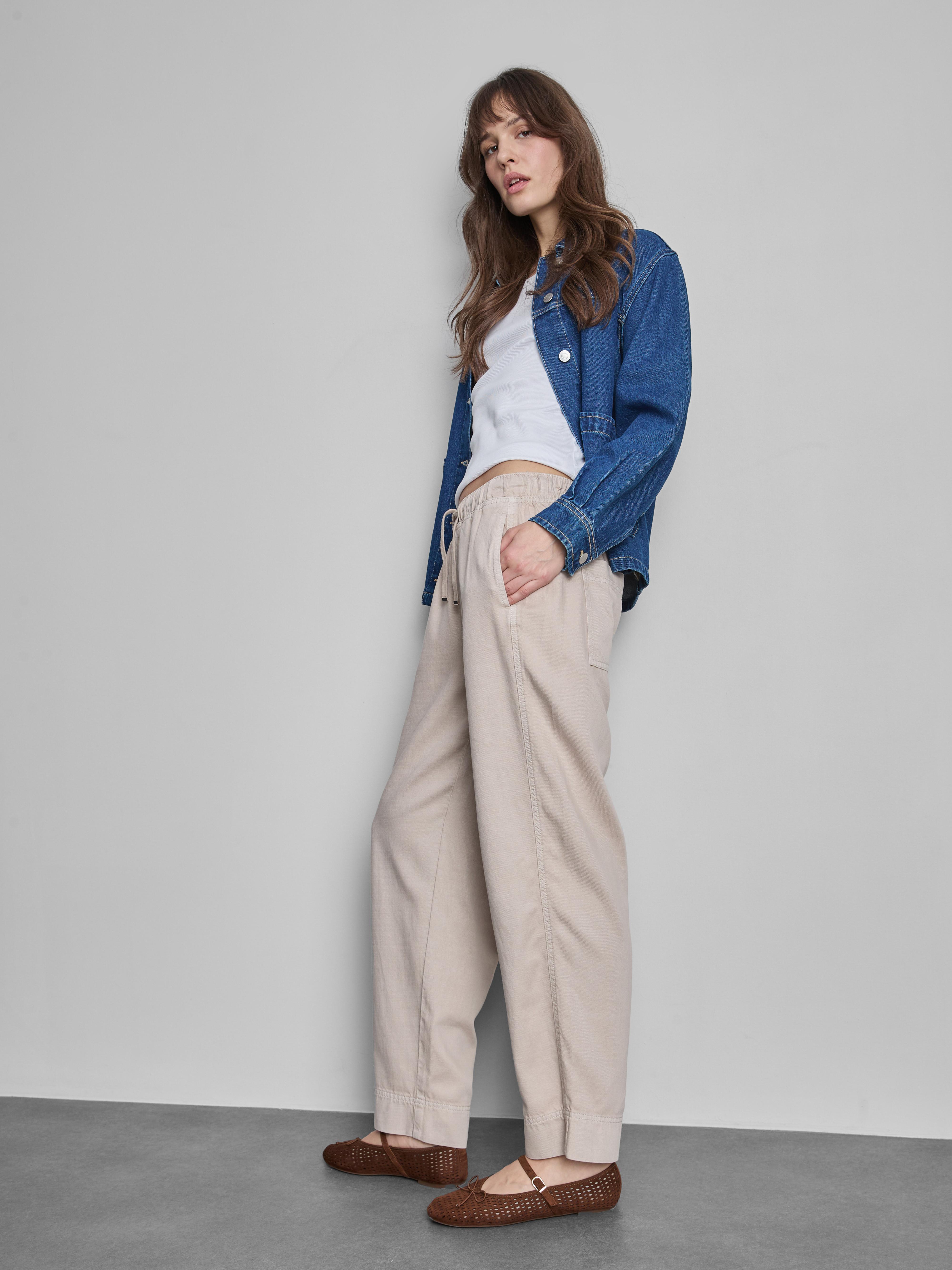 Cotton Blend Casual Joggers