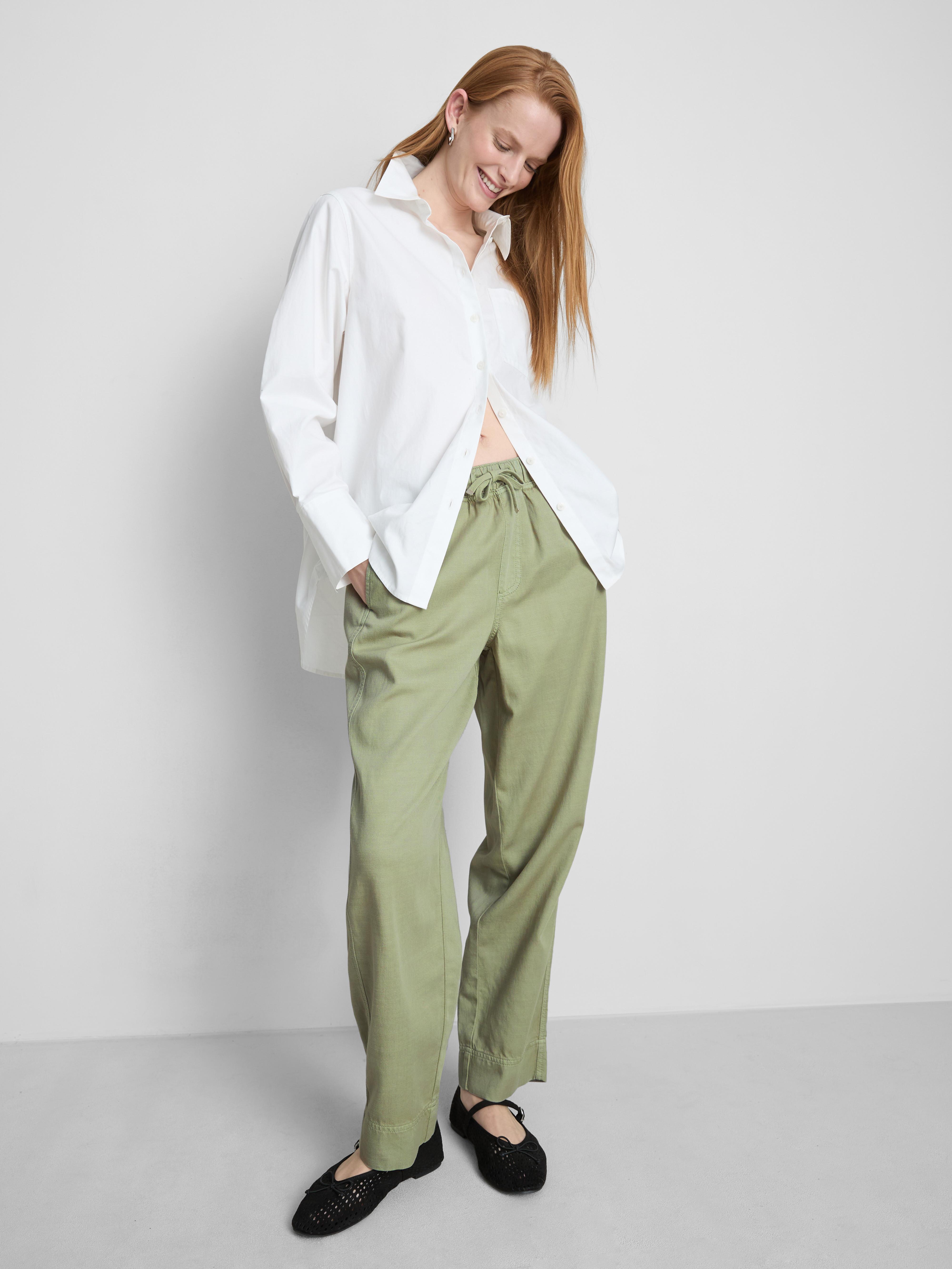 Casual joggingbroek van katoenmix