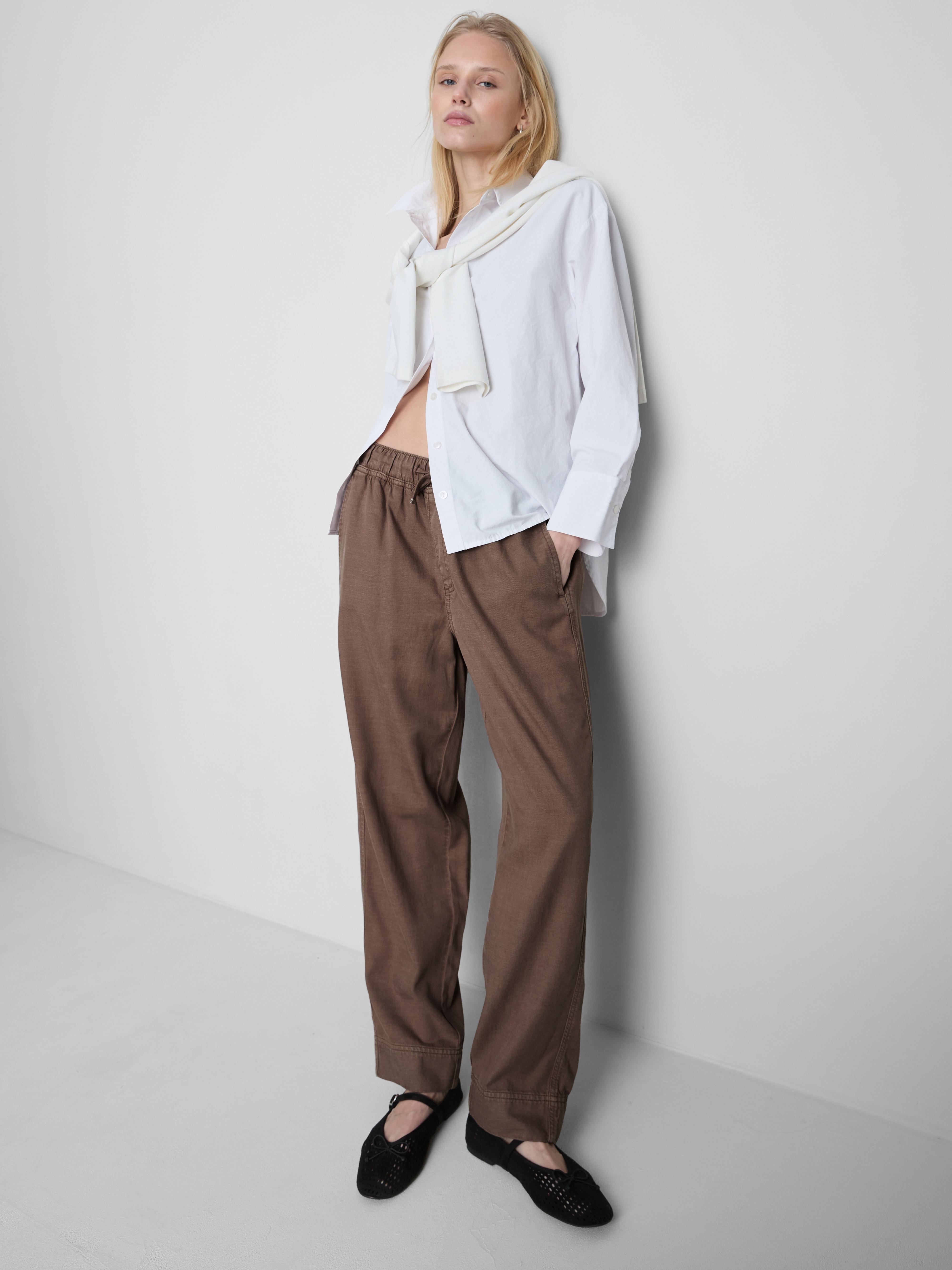 Cotton Blend Casual Joggers