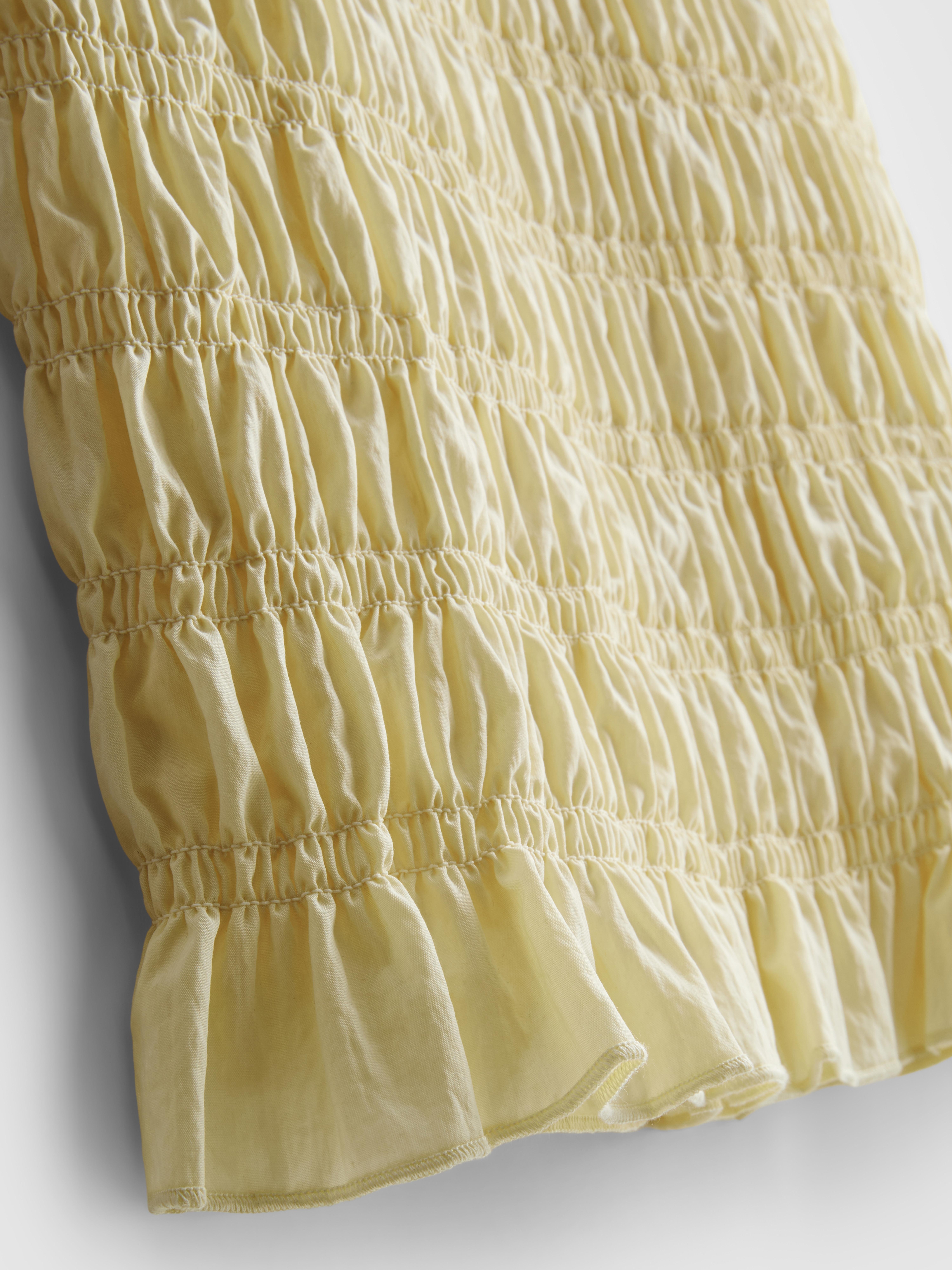 Shirred Sleeveless Tank Top