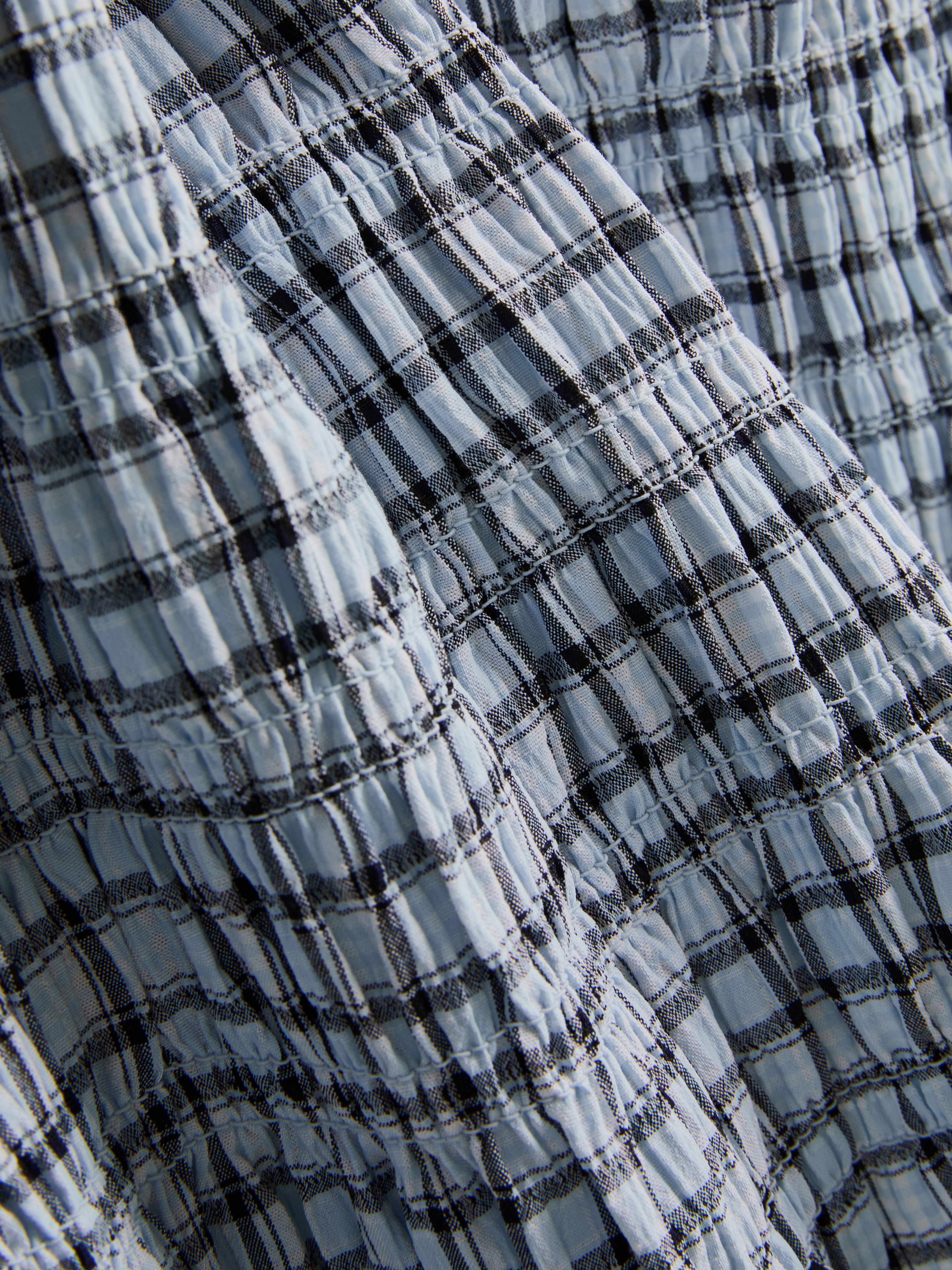 Mouwloze gesmokte tanktop