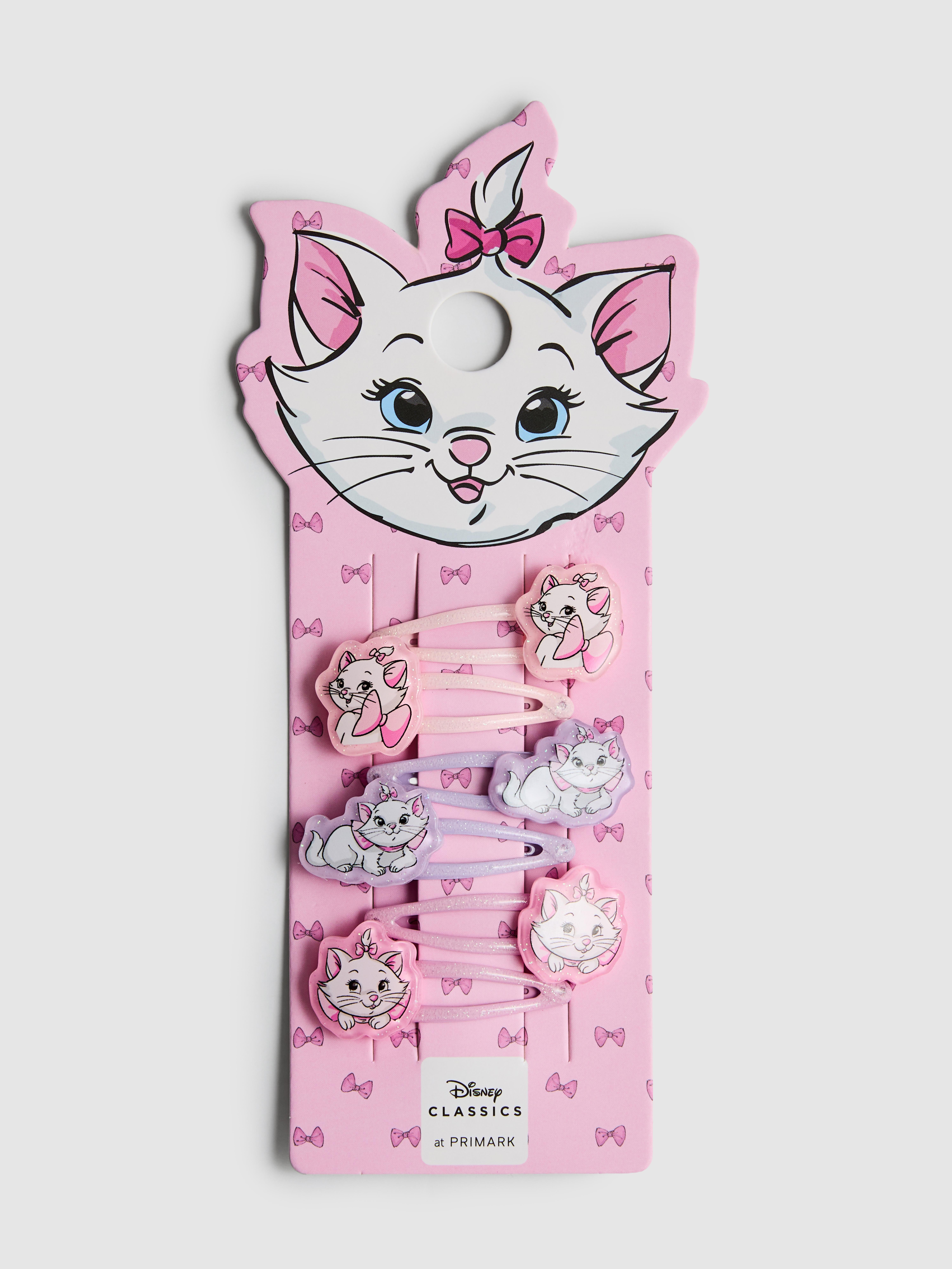 6pk Disney's The Aristocats Marie Snap Hair Clips