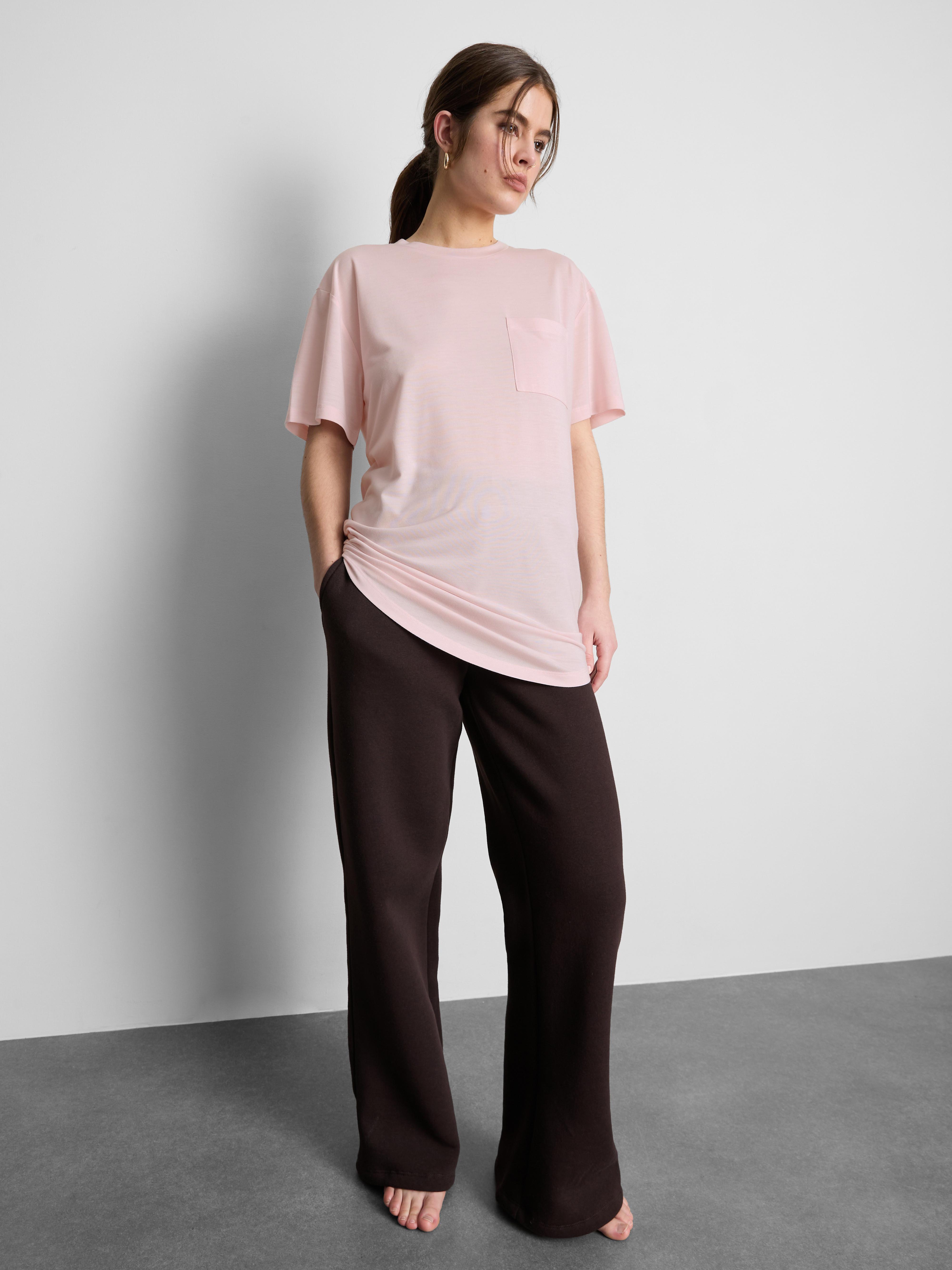 Crew Neck Longline Tee