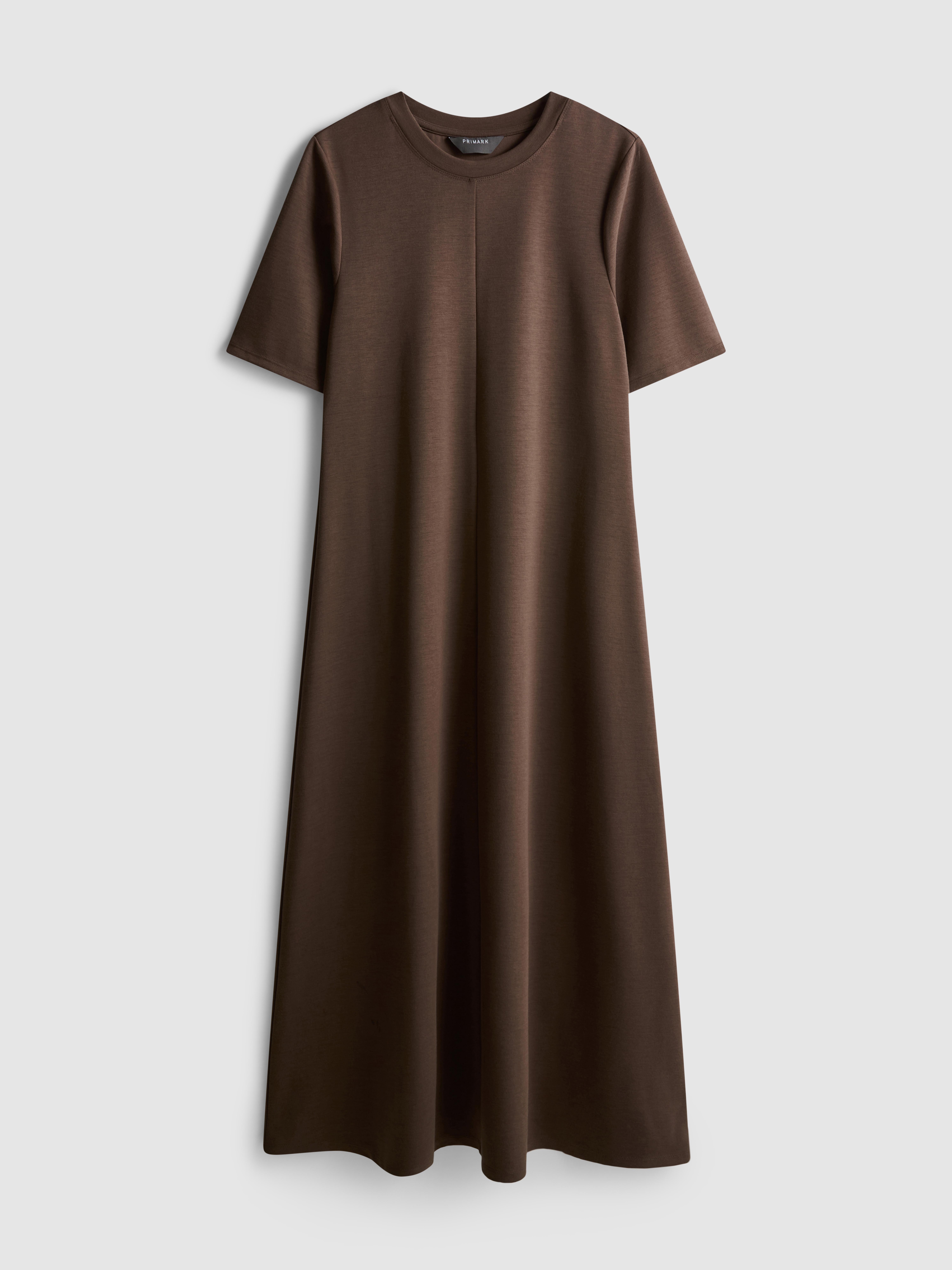 Women's Chocolate Midi T-Shirt Dress | Primark