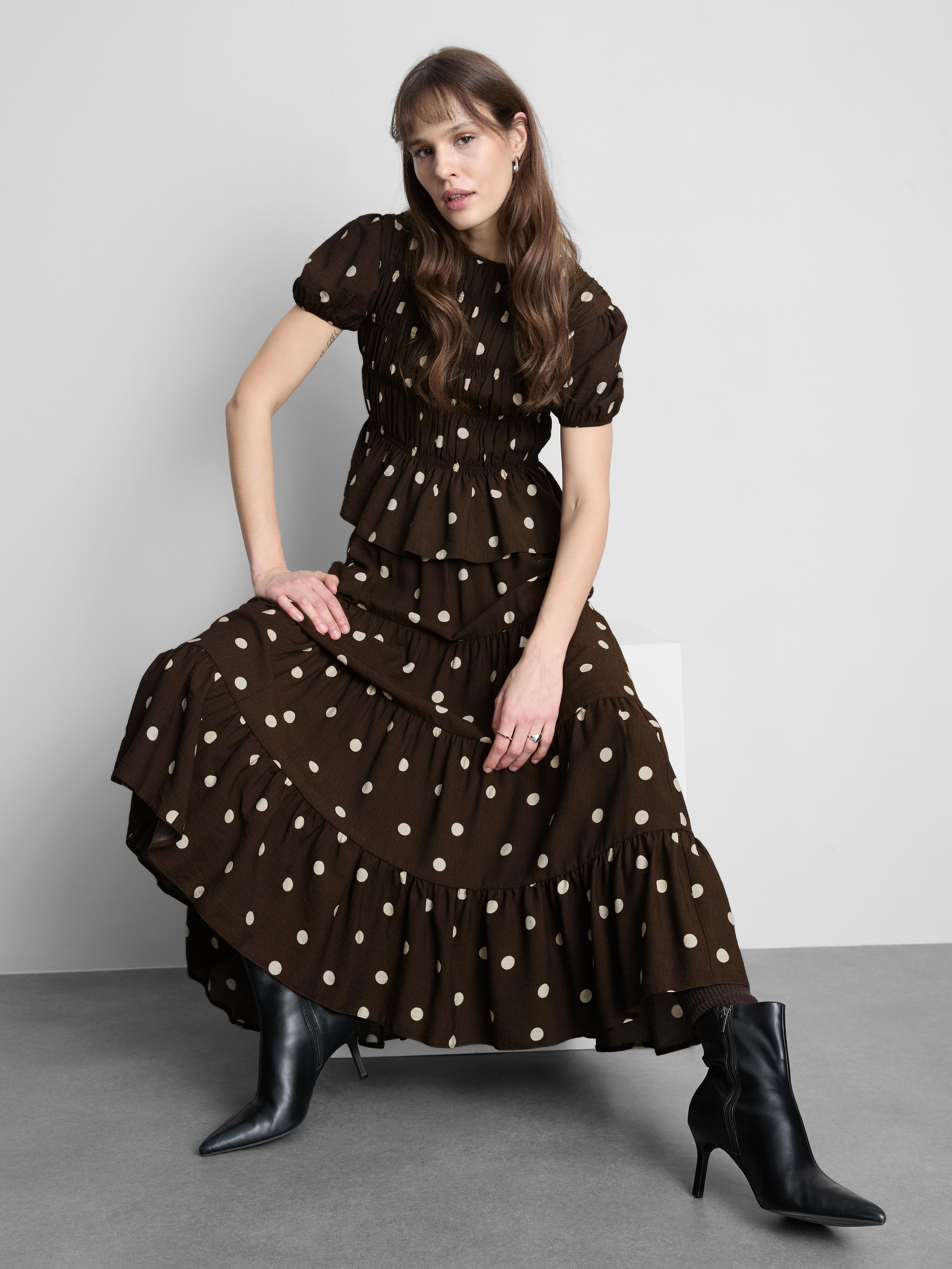 Jupe longue à superpositions