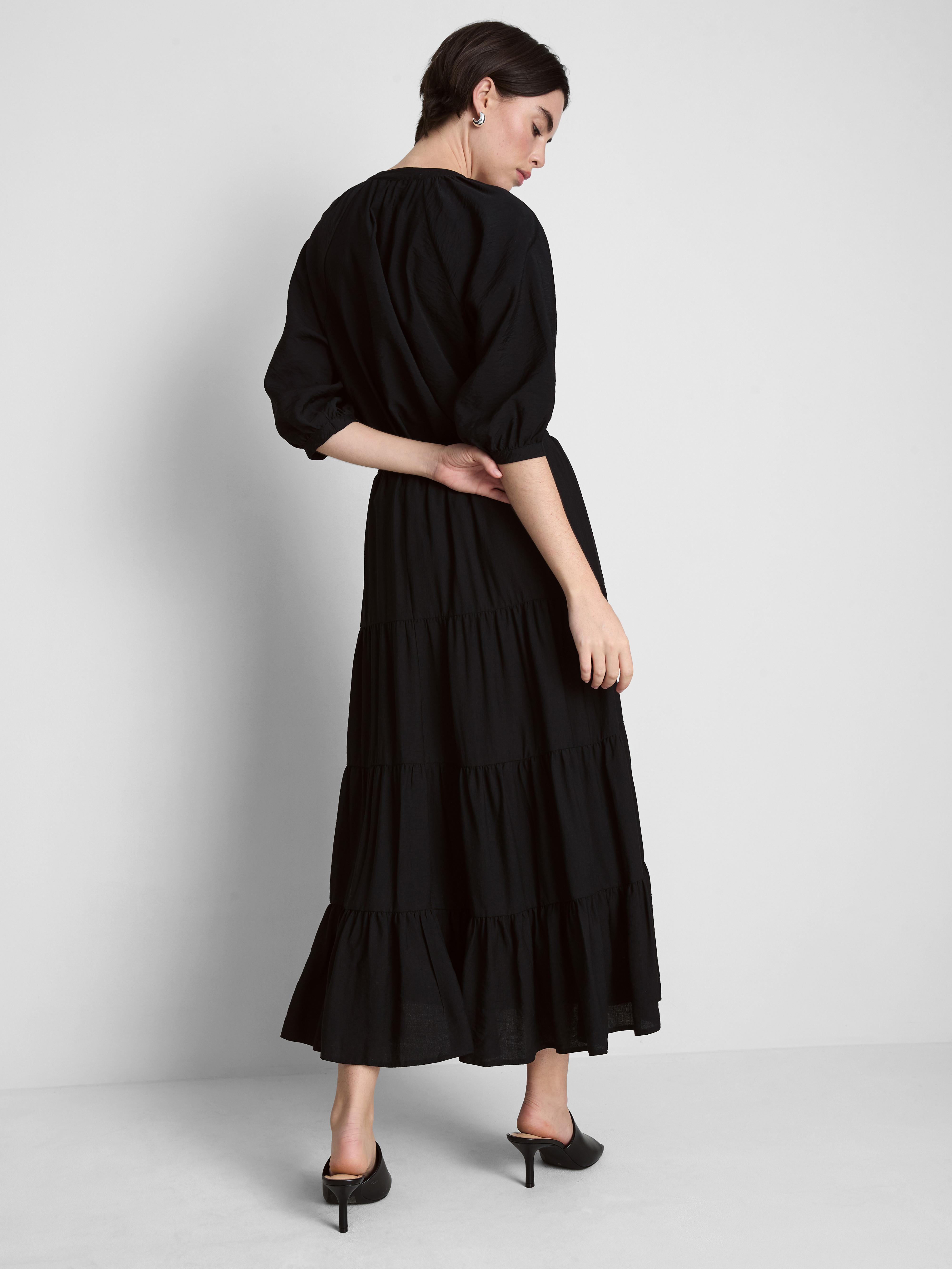 Fustă maxi în straturi