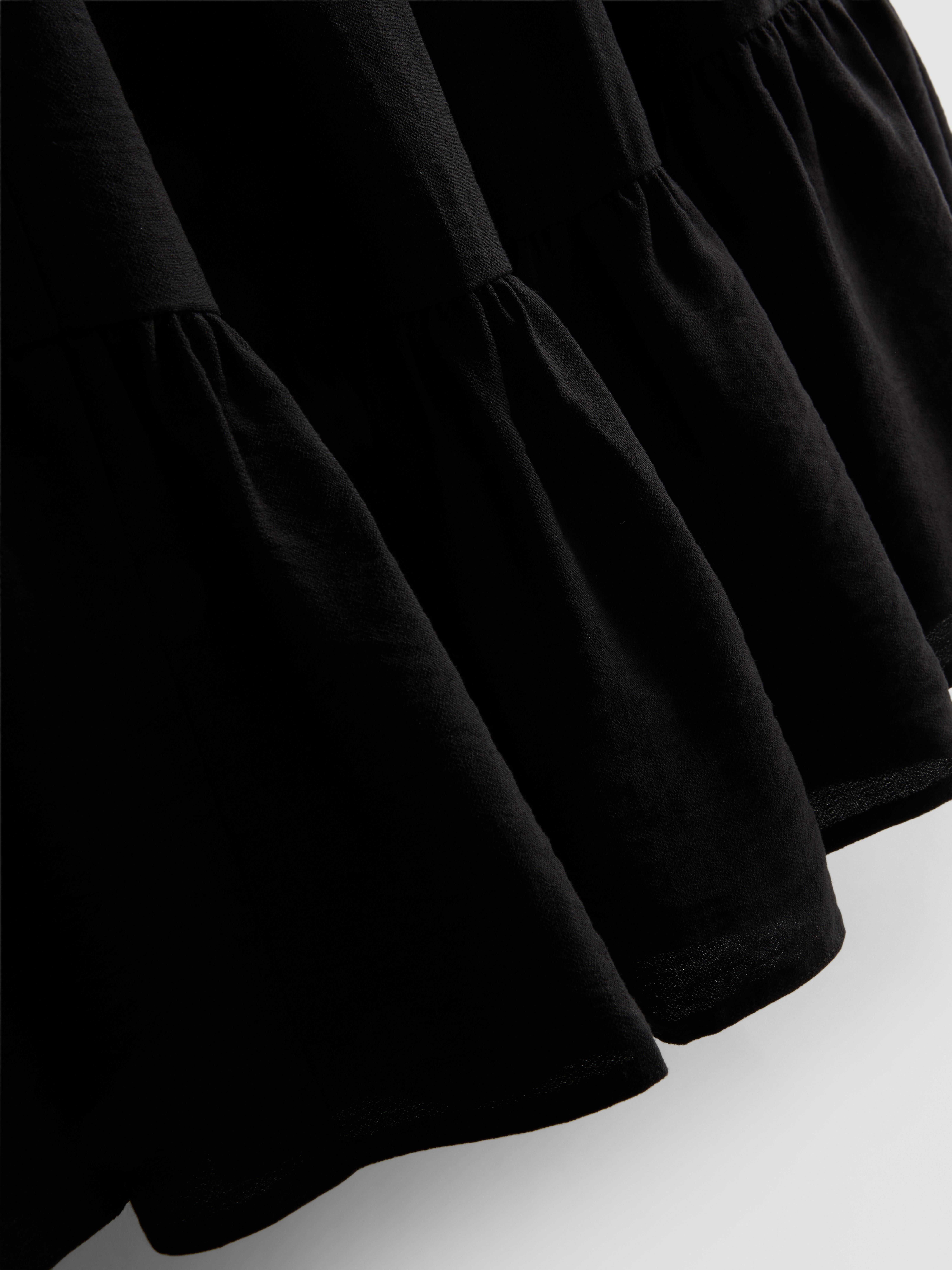 Fustă maxi în straturi