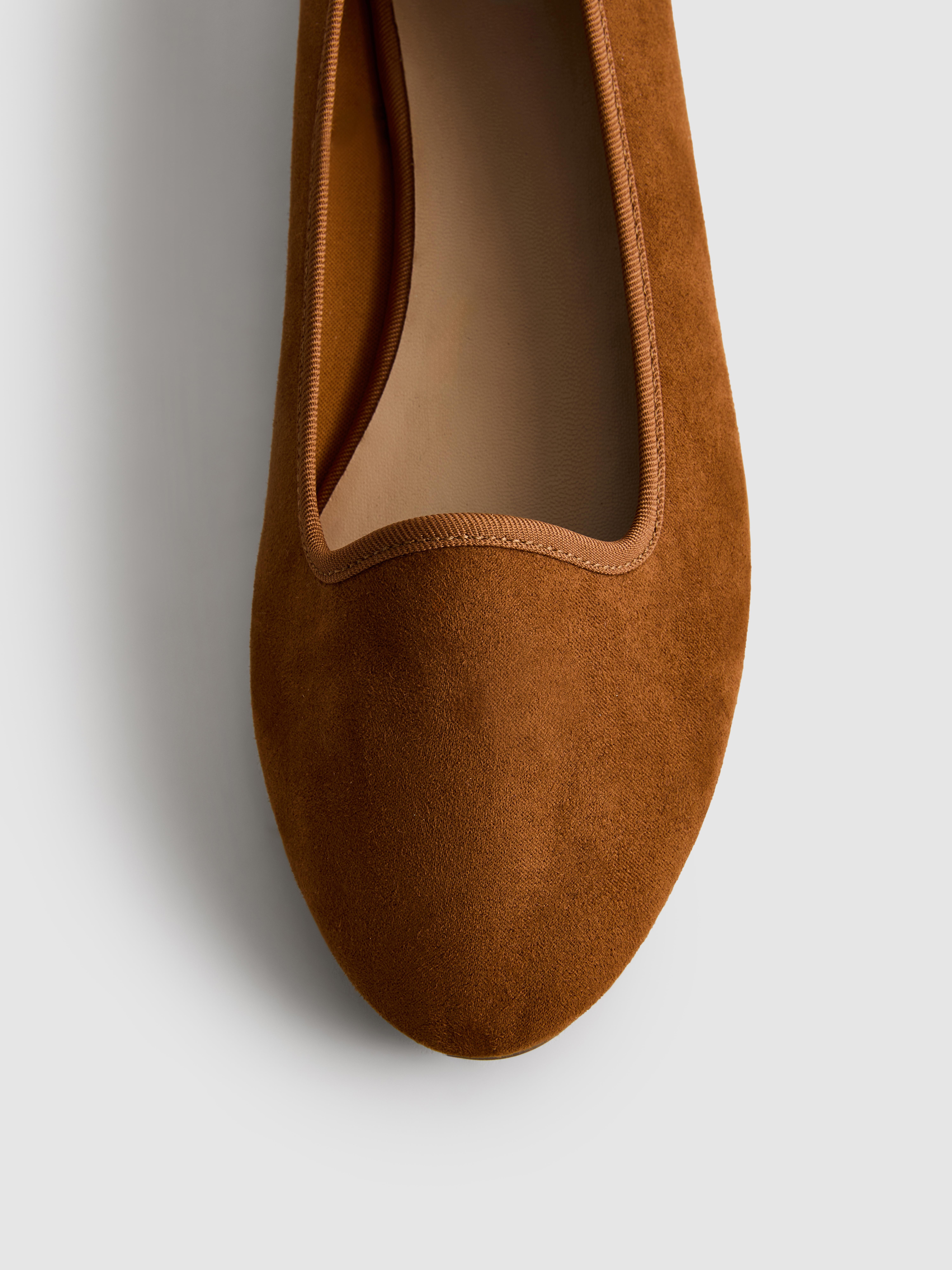 Semišové baleríny