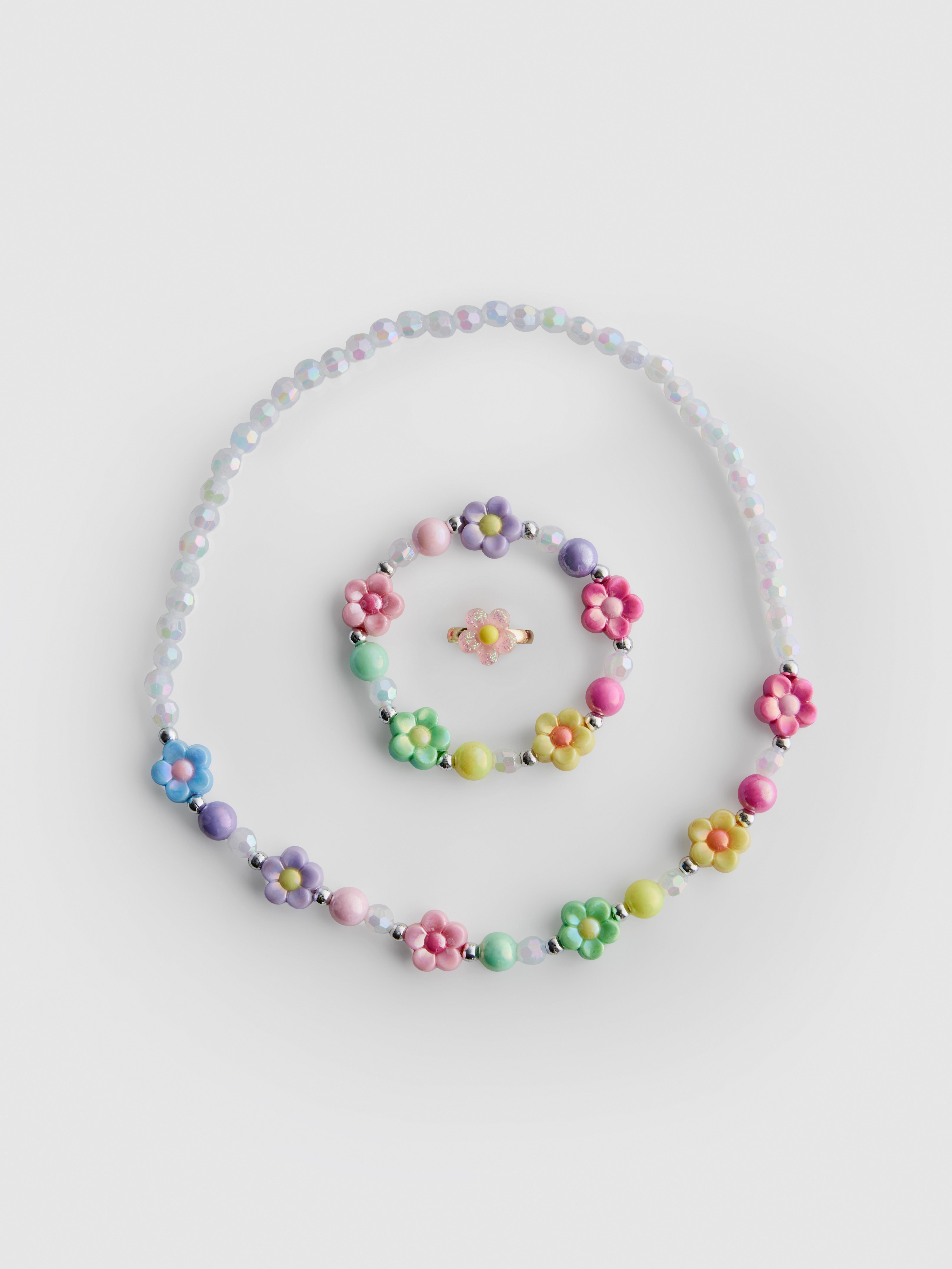 Lot de 3 bijoux à perles