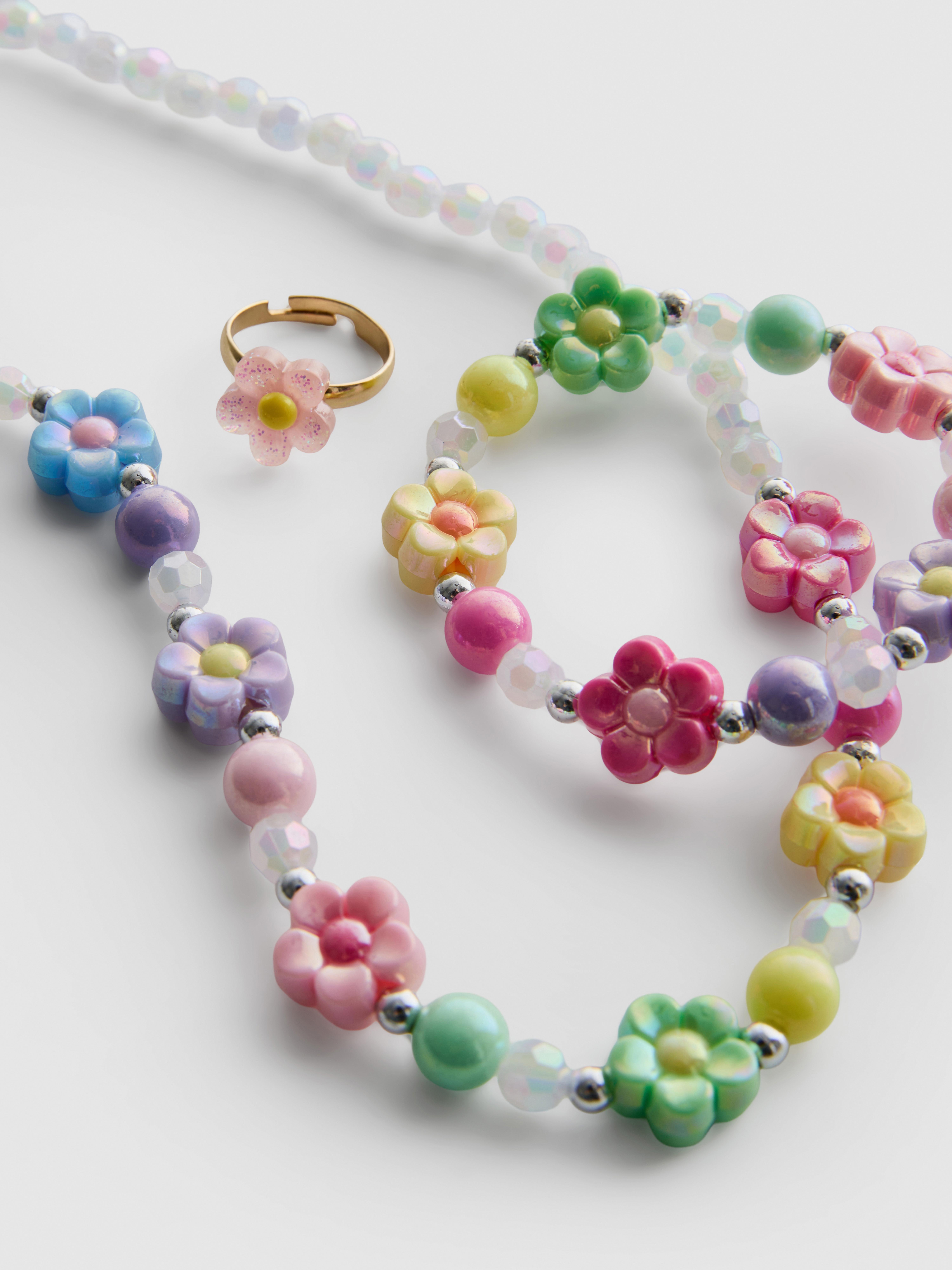 Lot de 3 bijoux à perles