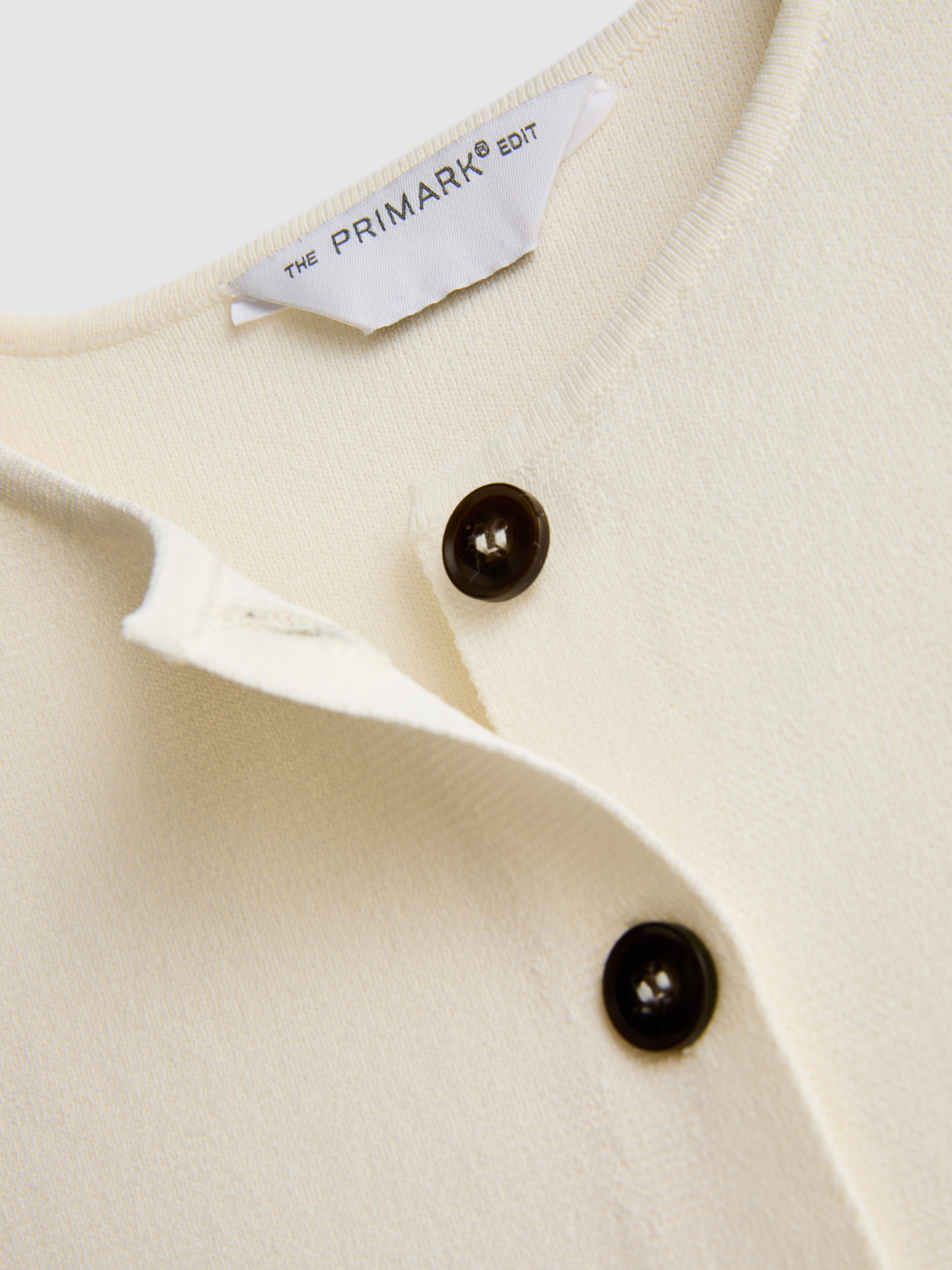 The Edit Knitted Button-Through Tank Top