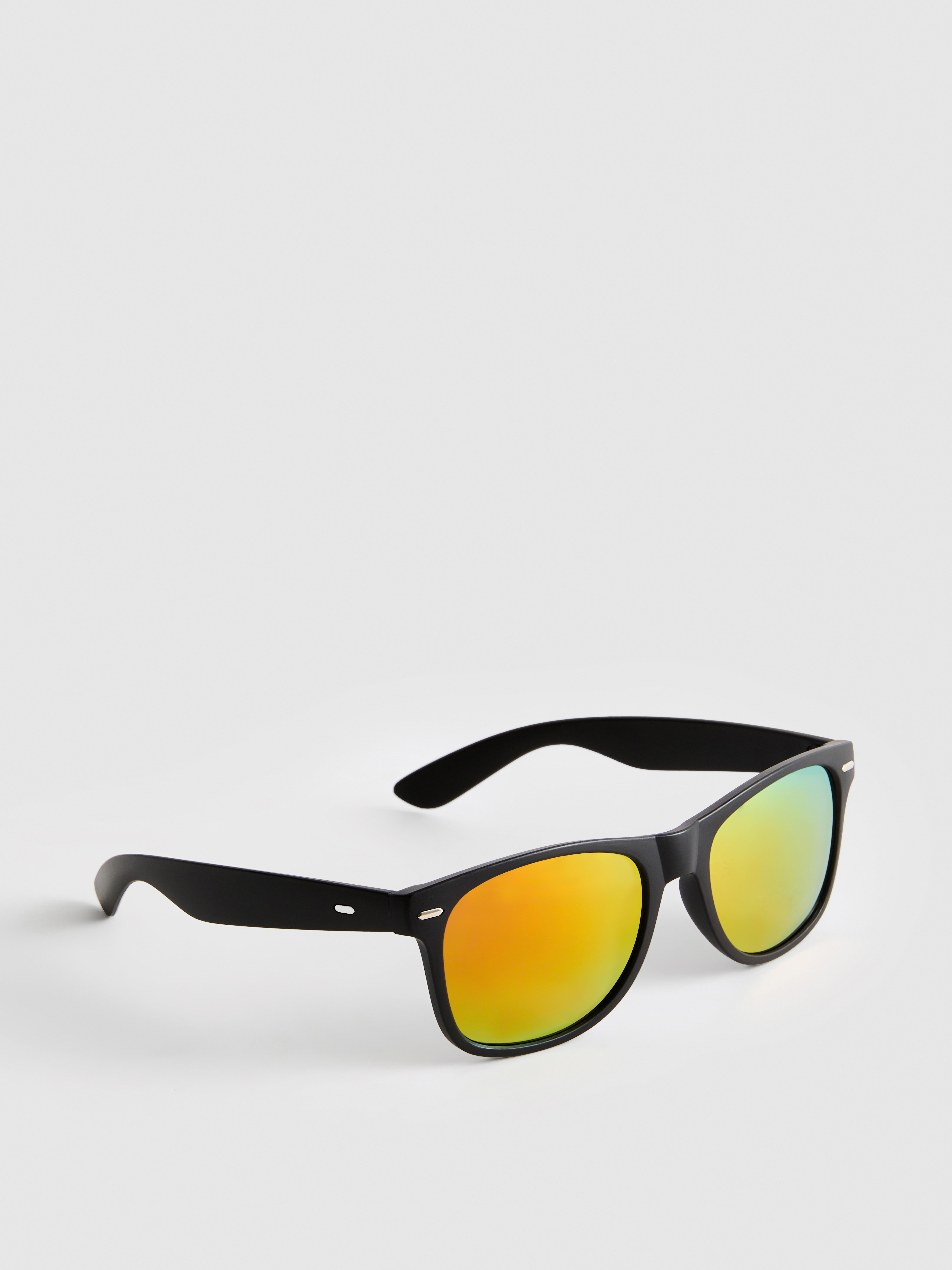 Rectangular Mirrored Sunglasses