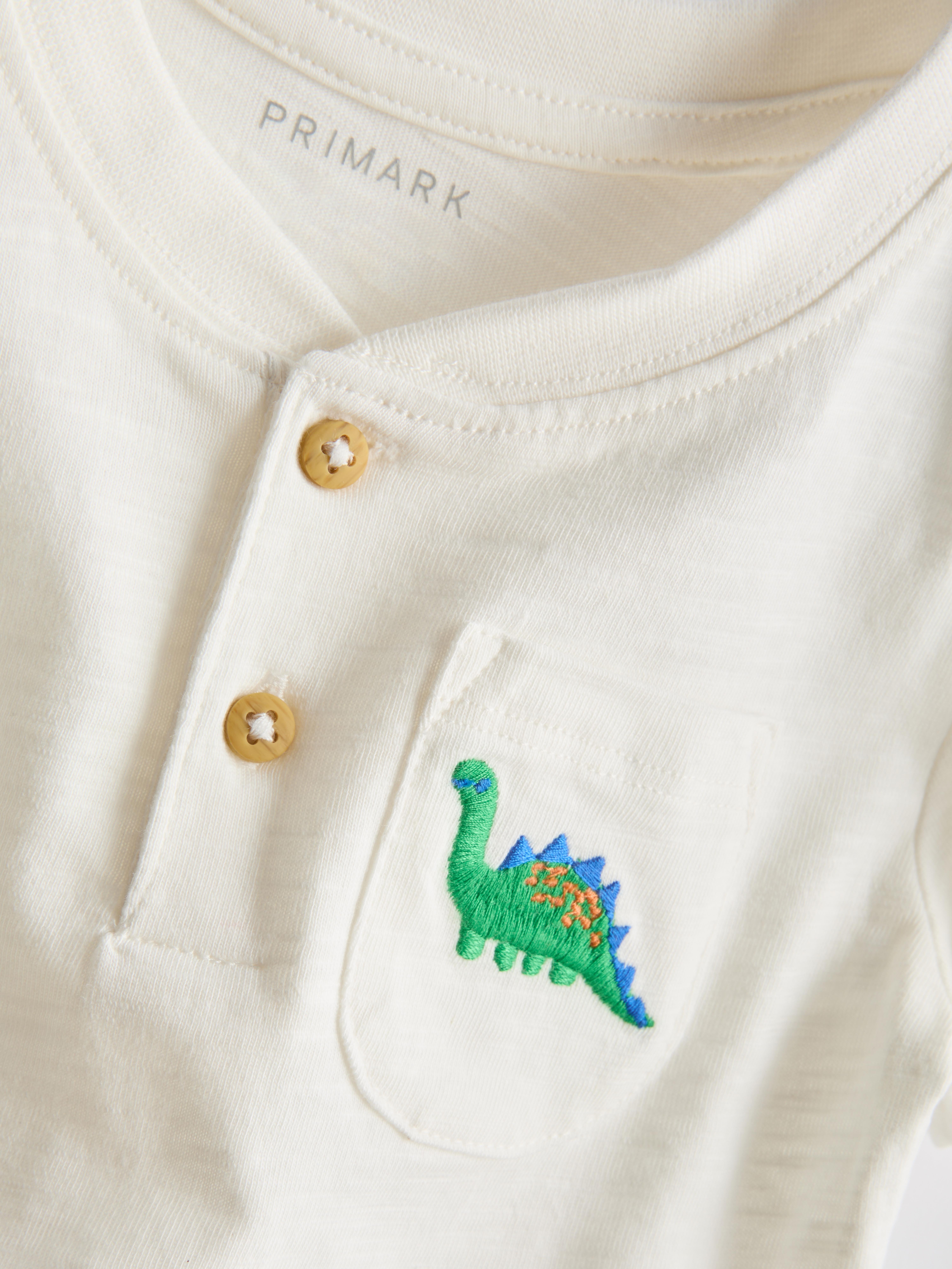 0-36mths | Waffle-Textured T-Shirt and Pants Set