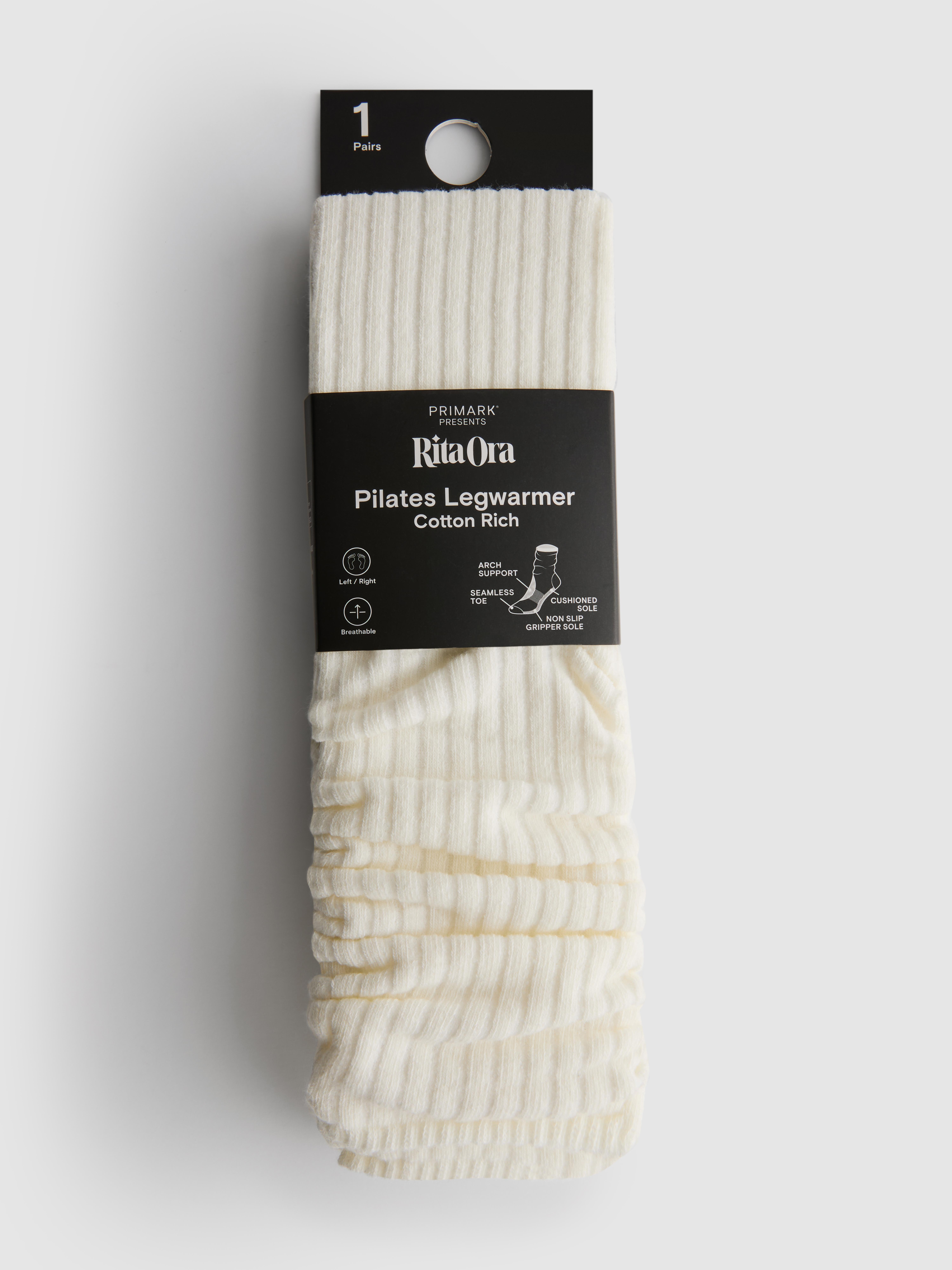 1pk Rita Ora Ballet Detail Yoga Leg Warmers