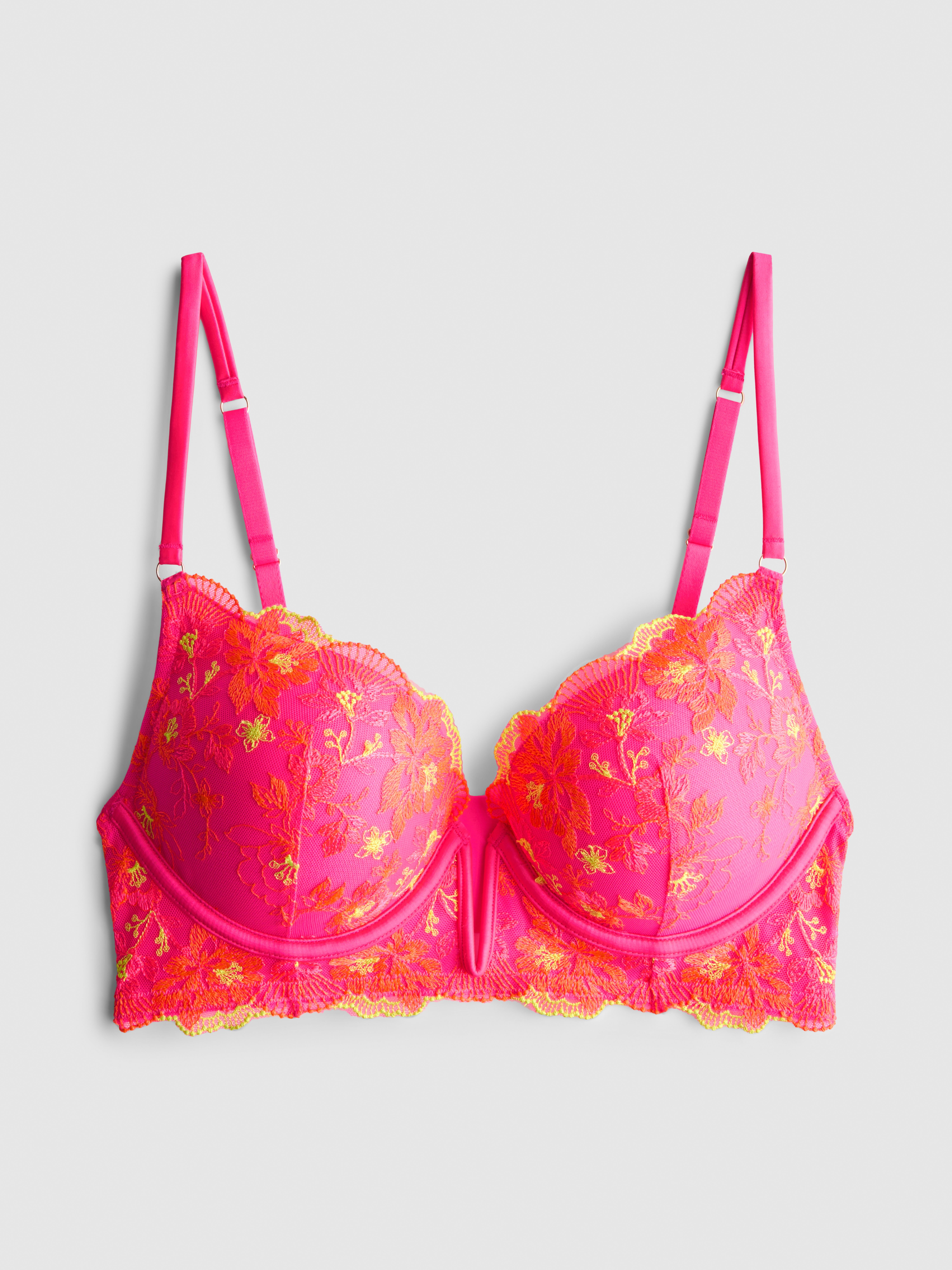 Floral Lace Longline Maximiser Bra