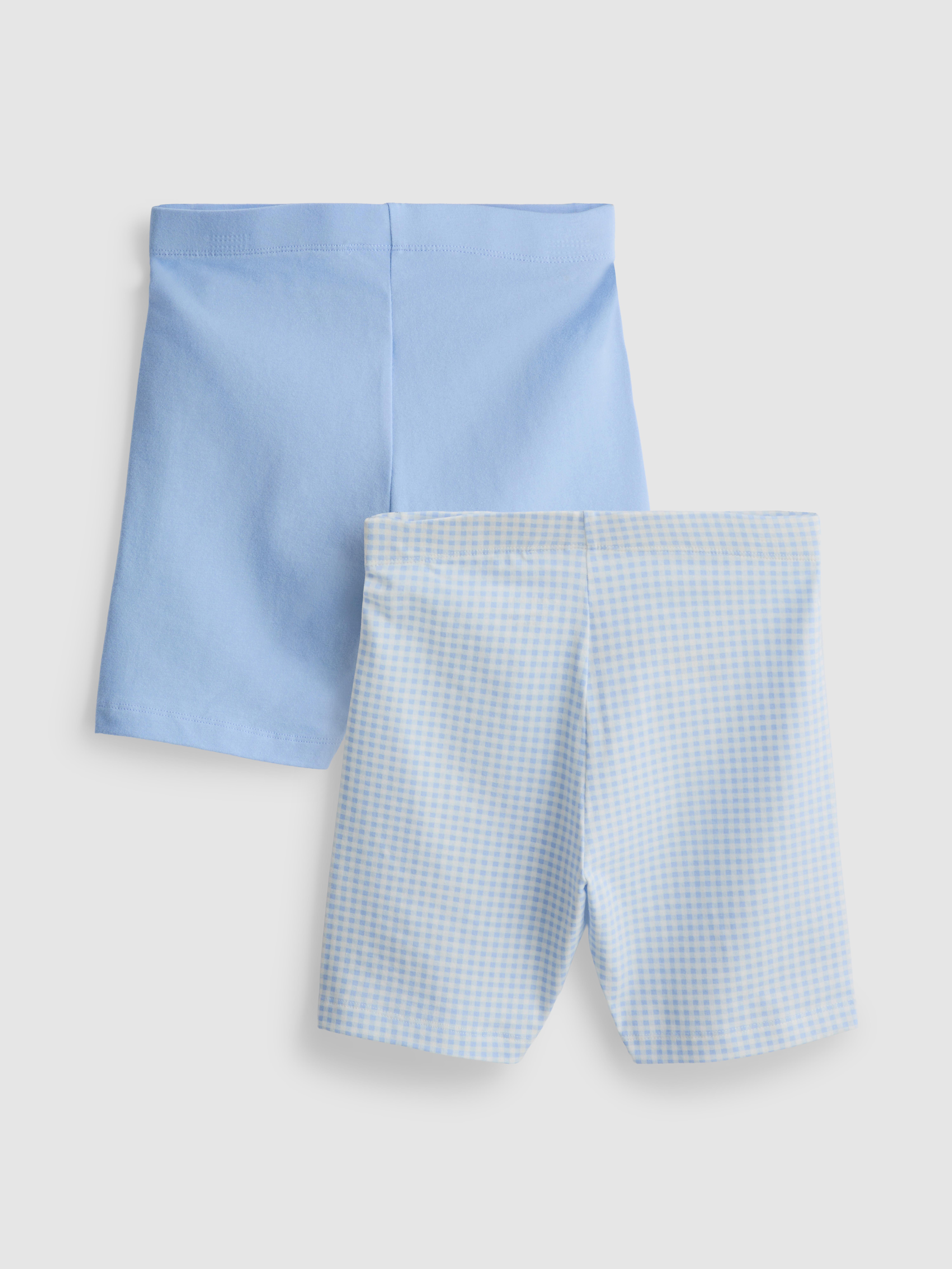 7–14 Jahre | Gemusterte Radlershorts, 2er-Pack
