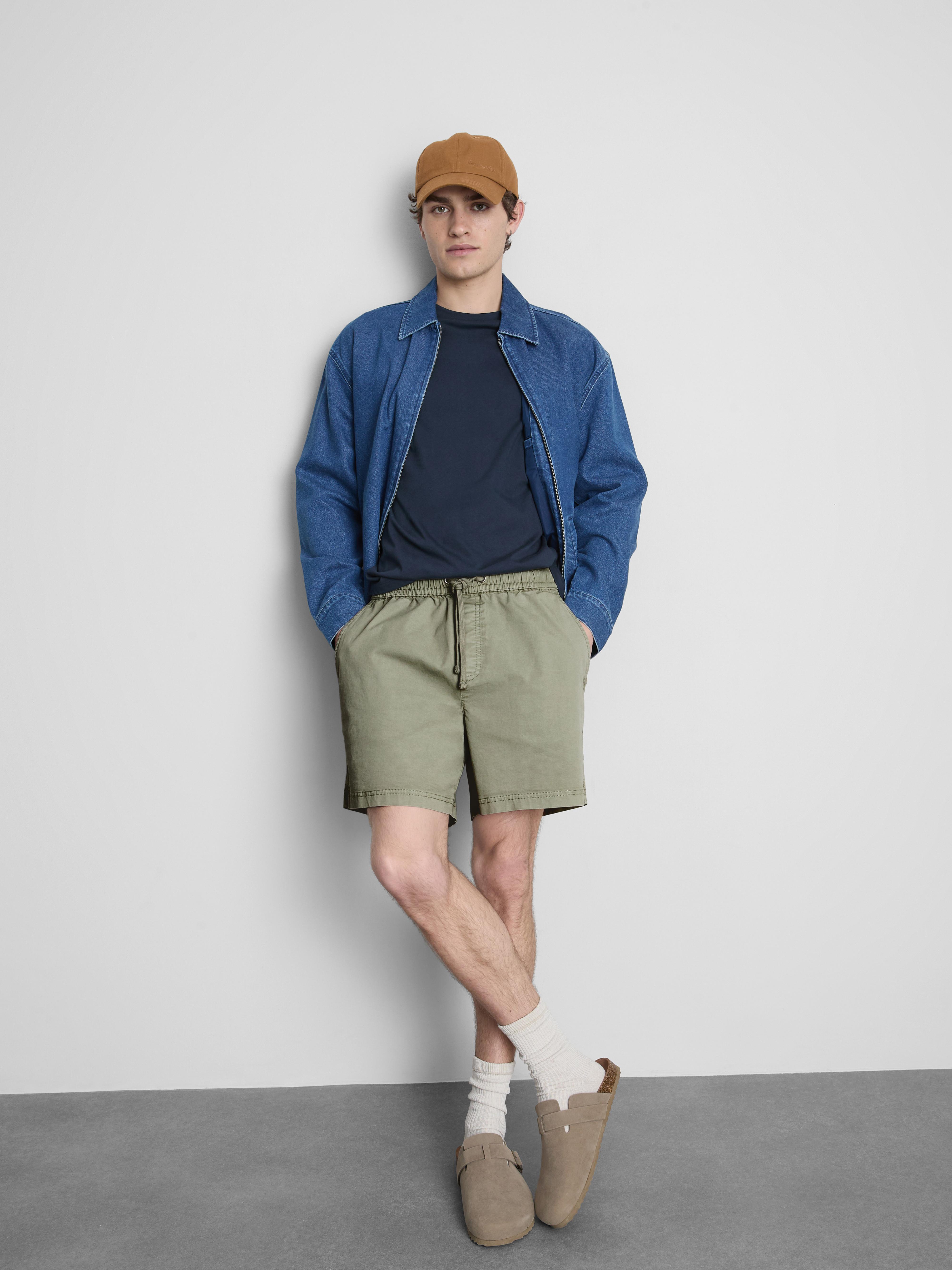 Pantalones cortos de rugby Color caqui