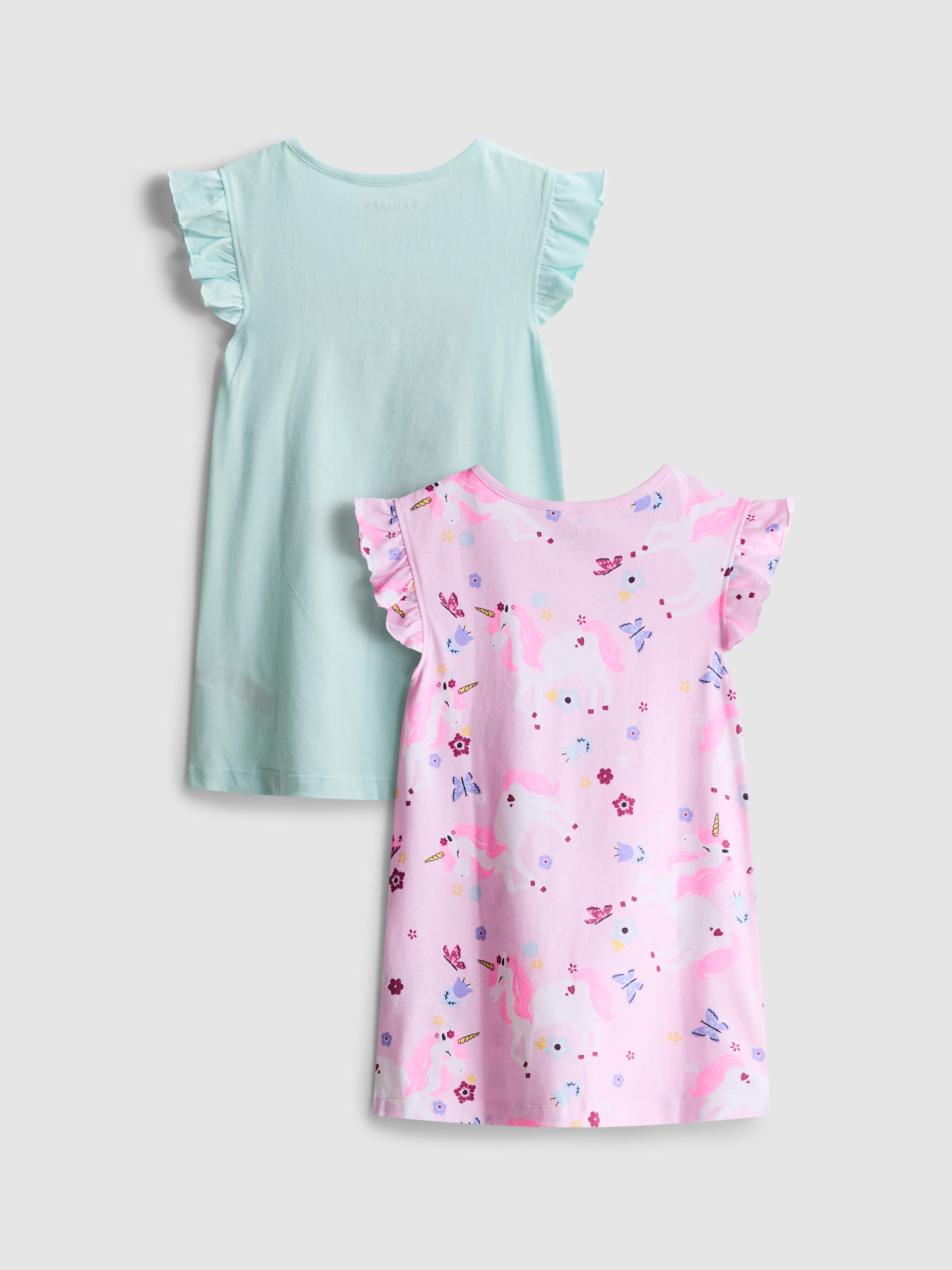 1.5-8yrs | 2pk Unicorn Graphic Sleep T-Shirts