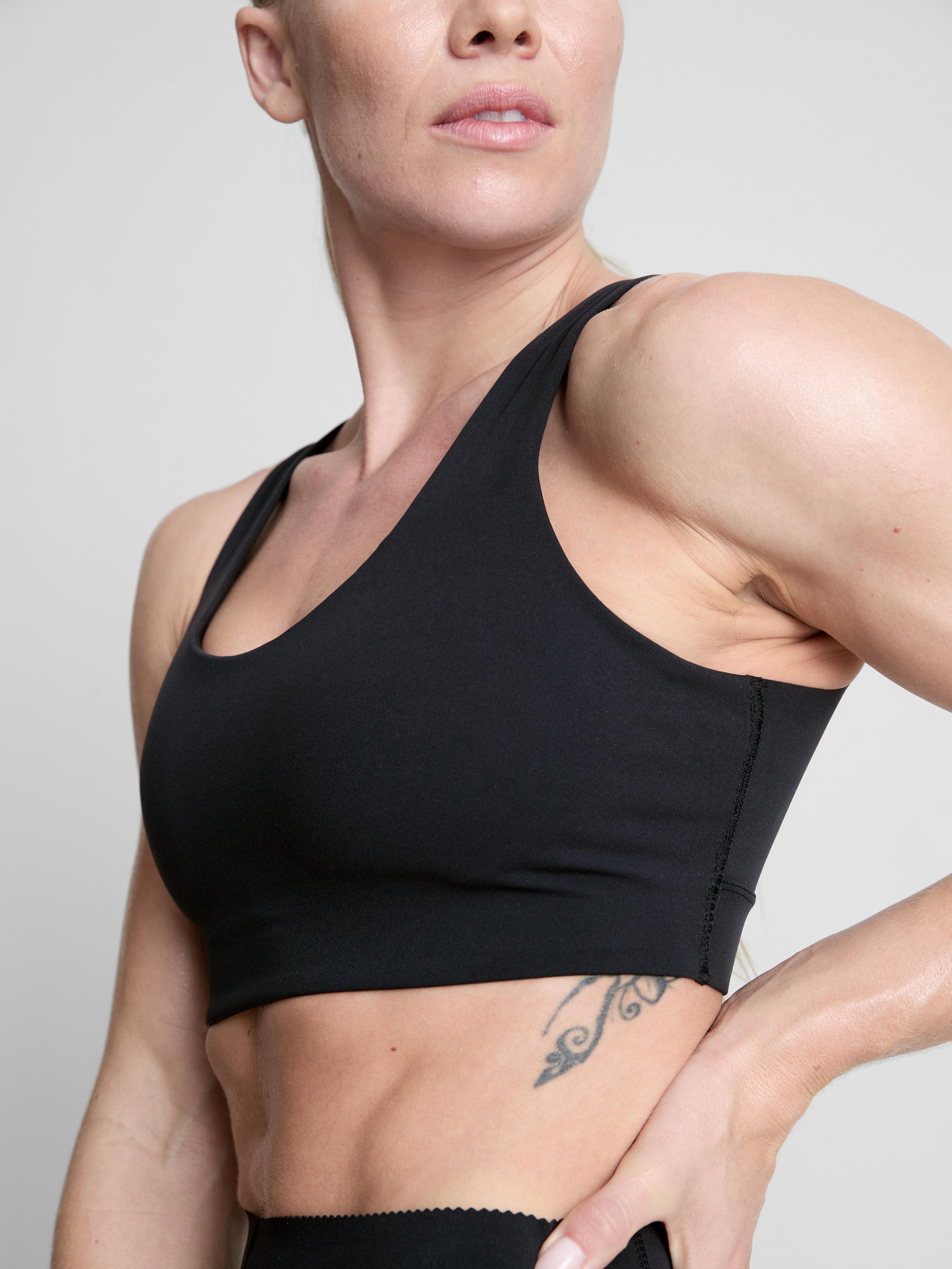 Women's Black BodySculpt Performance Crop Top