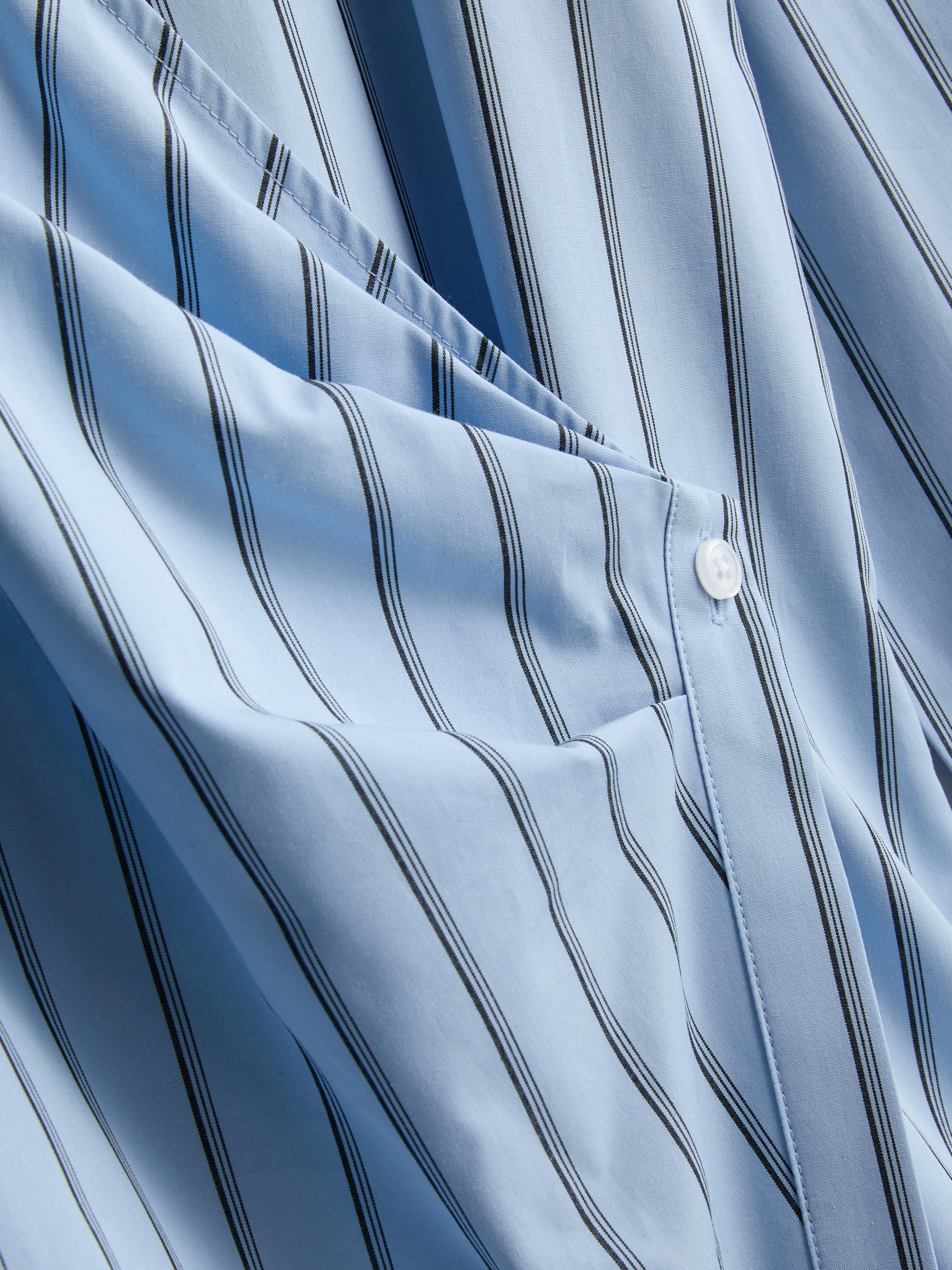 Cotton Wrap Poplin Shirt