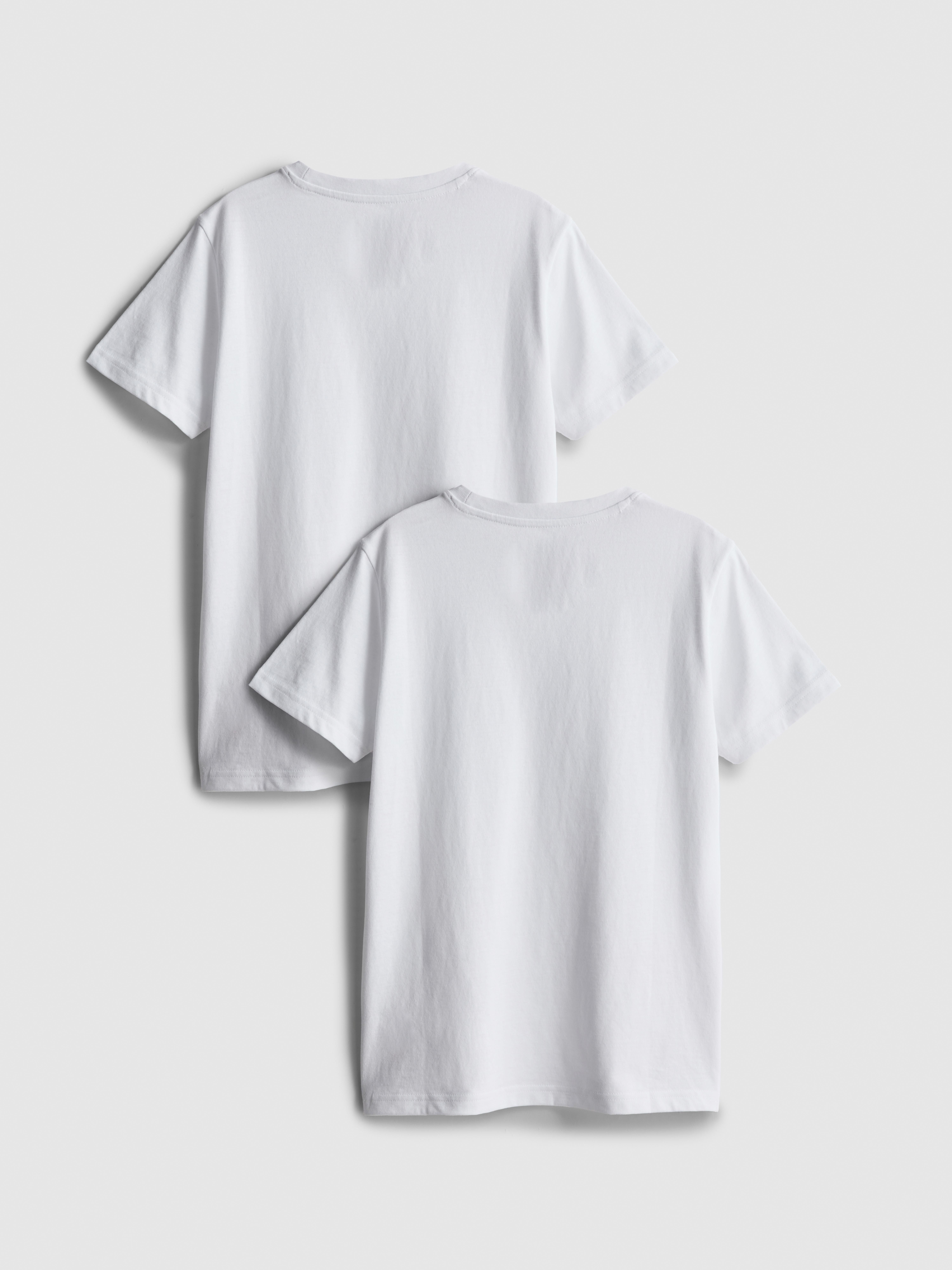 Boys White 7-15yrs | 2pk Short-Sleeve T-Shirts