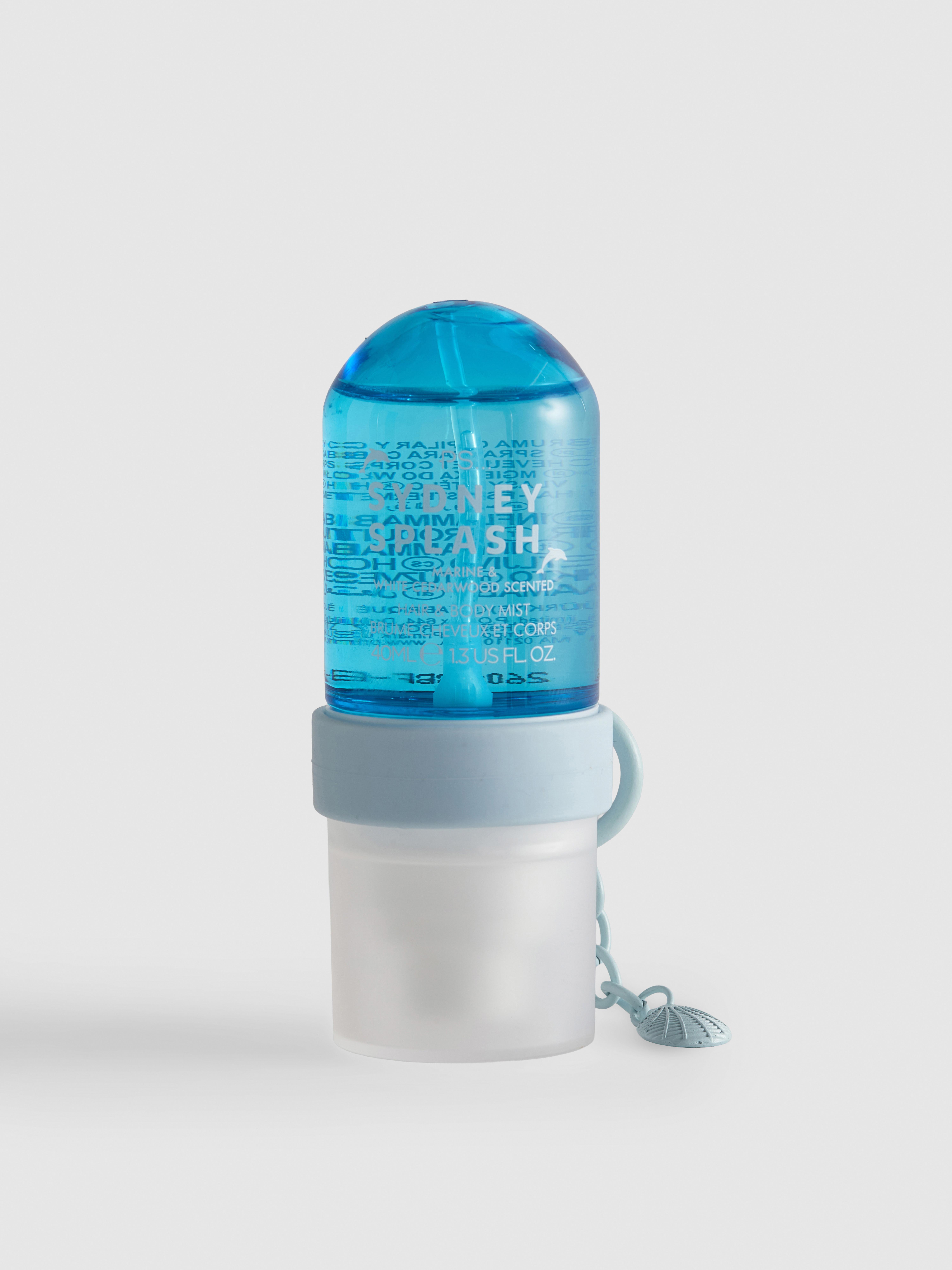 Meglica za telo s tropskim vonjem PS..., 40 ml Živo modra