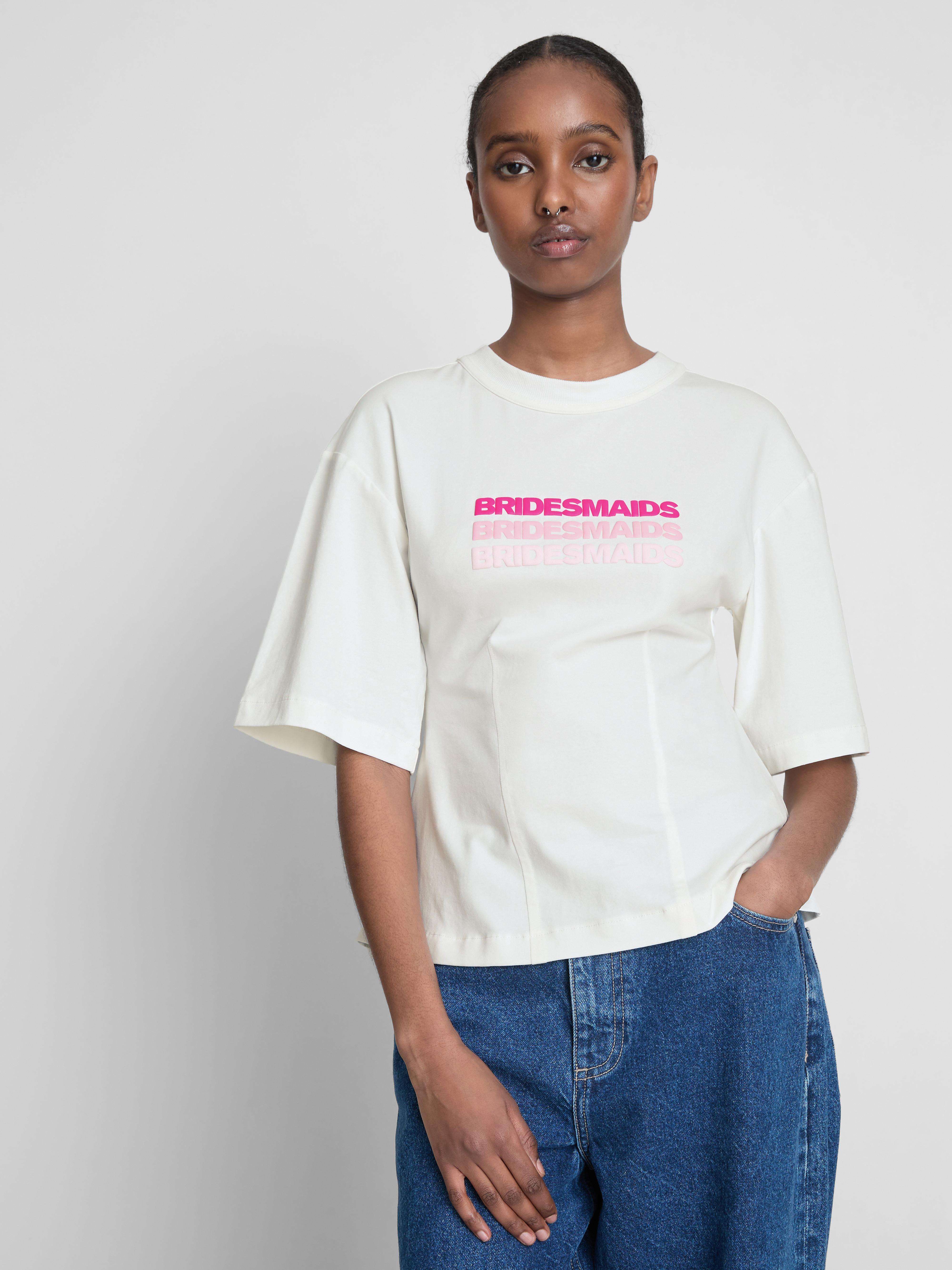 Bridesmaids Bridal Graphic Bow T-Shirt