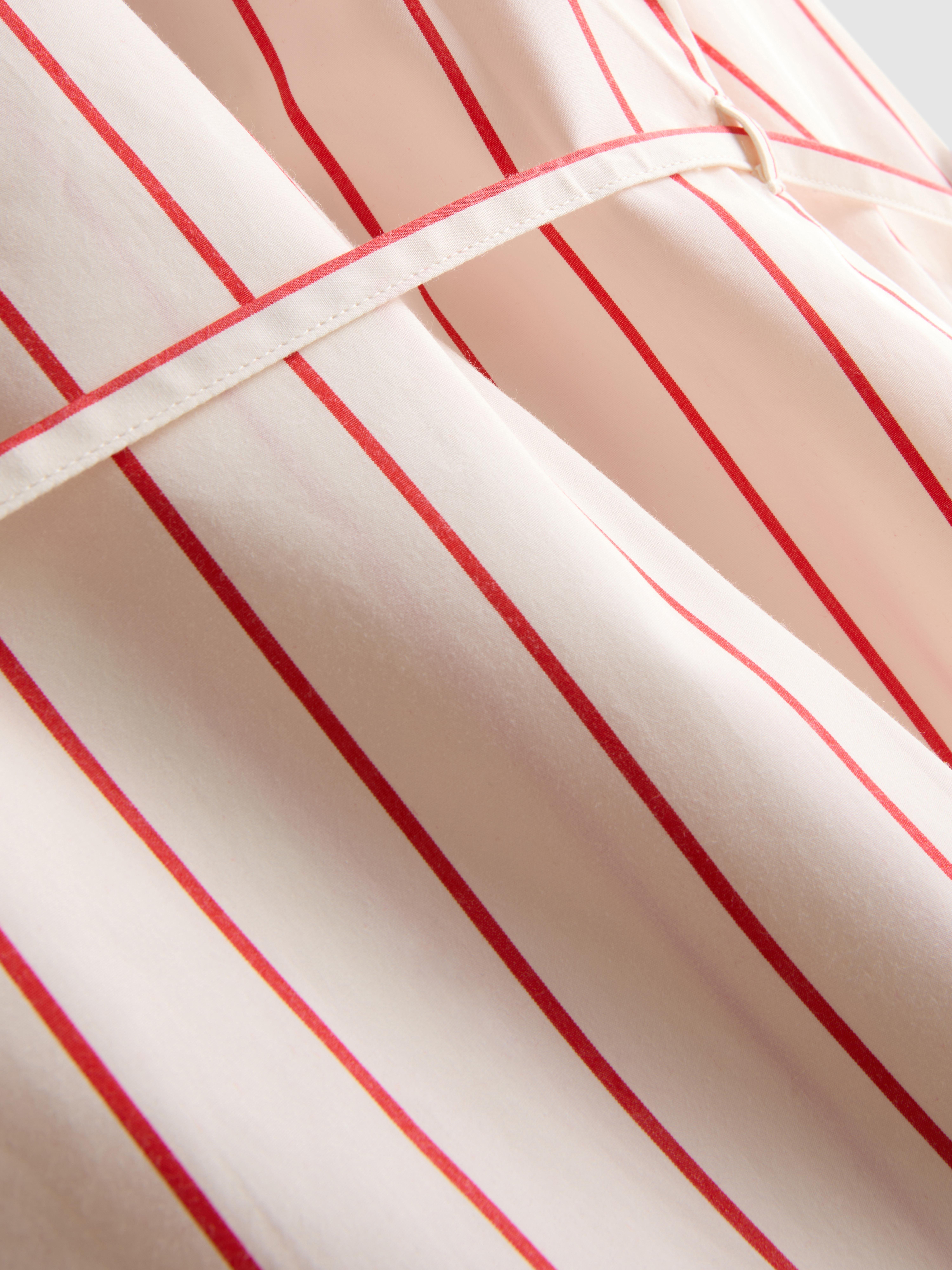 Cotton Poplin Tie Waist Shirt