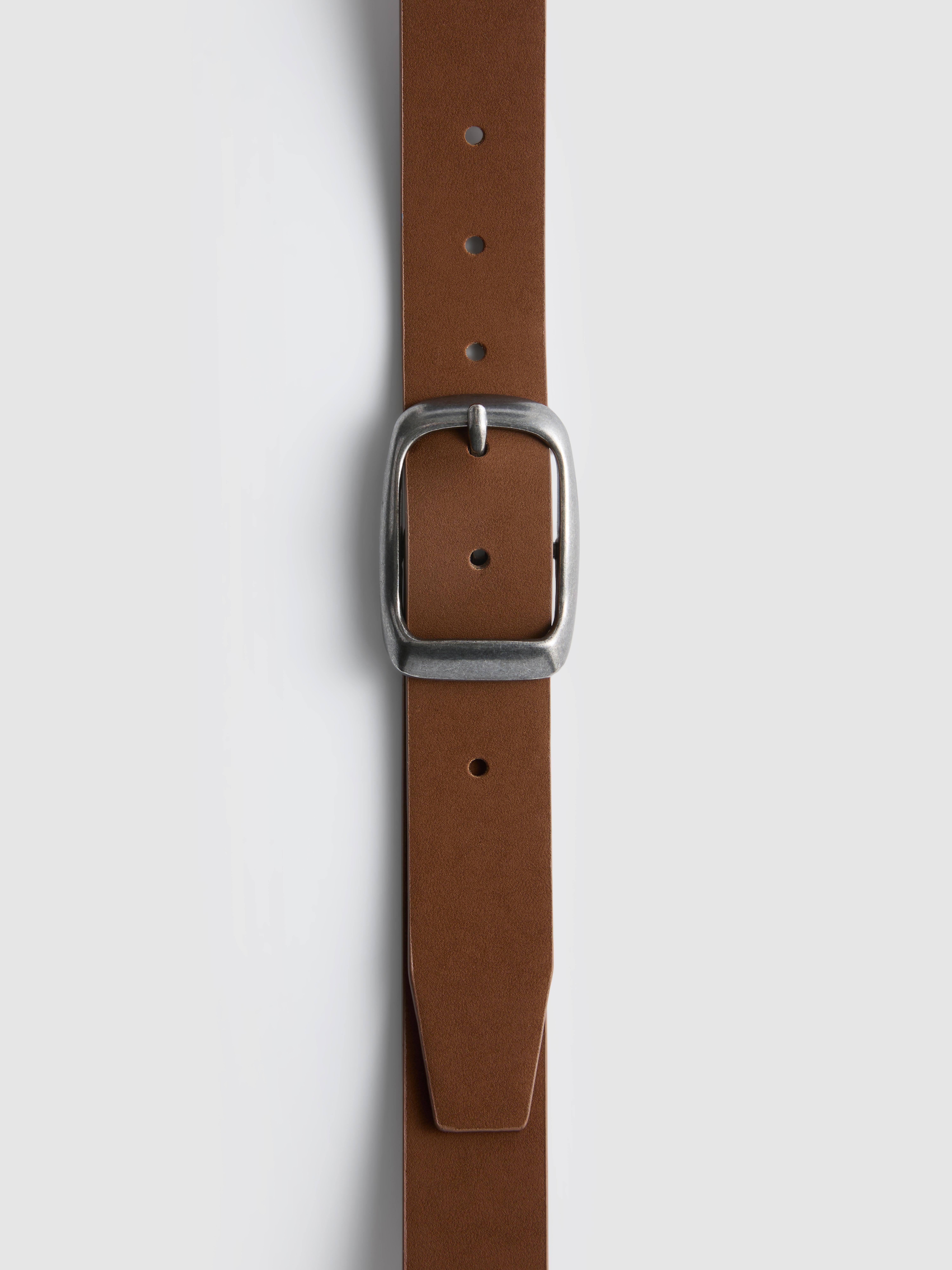 Men's Tan Suede Belt
