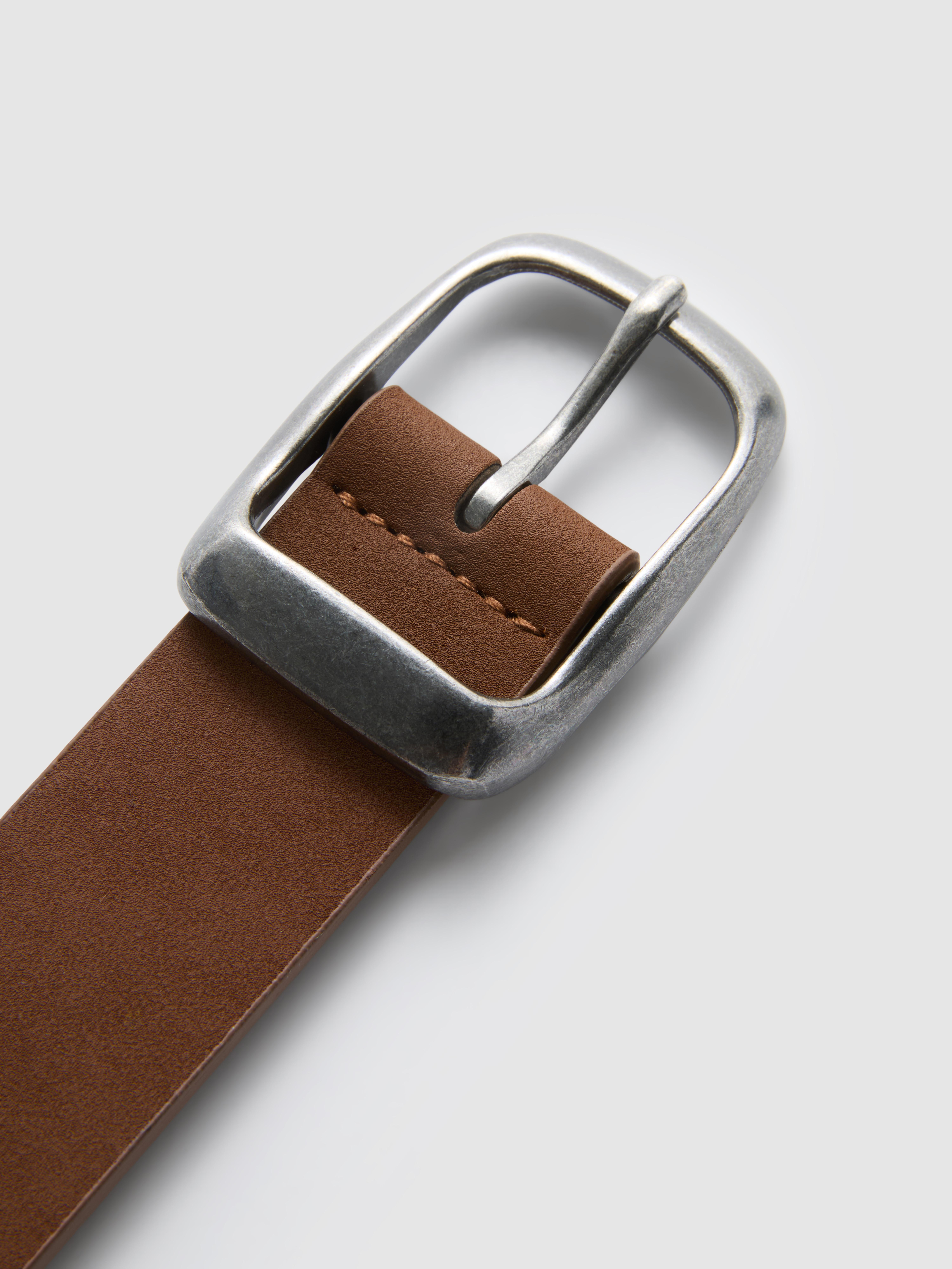 Men's Tan Suede Belt