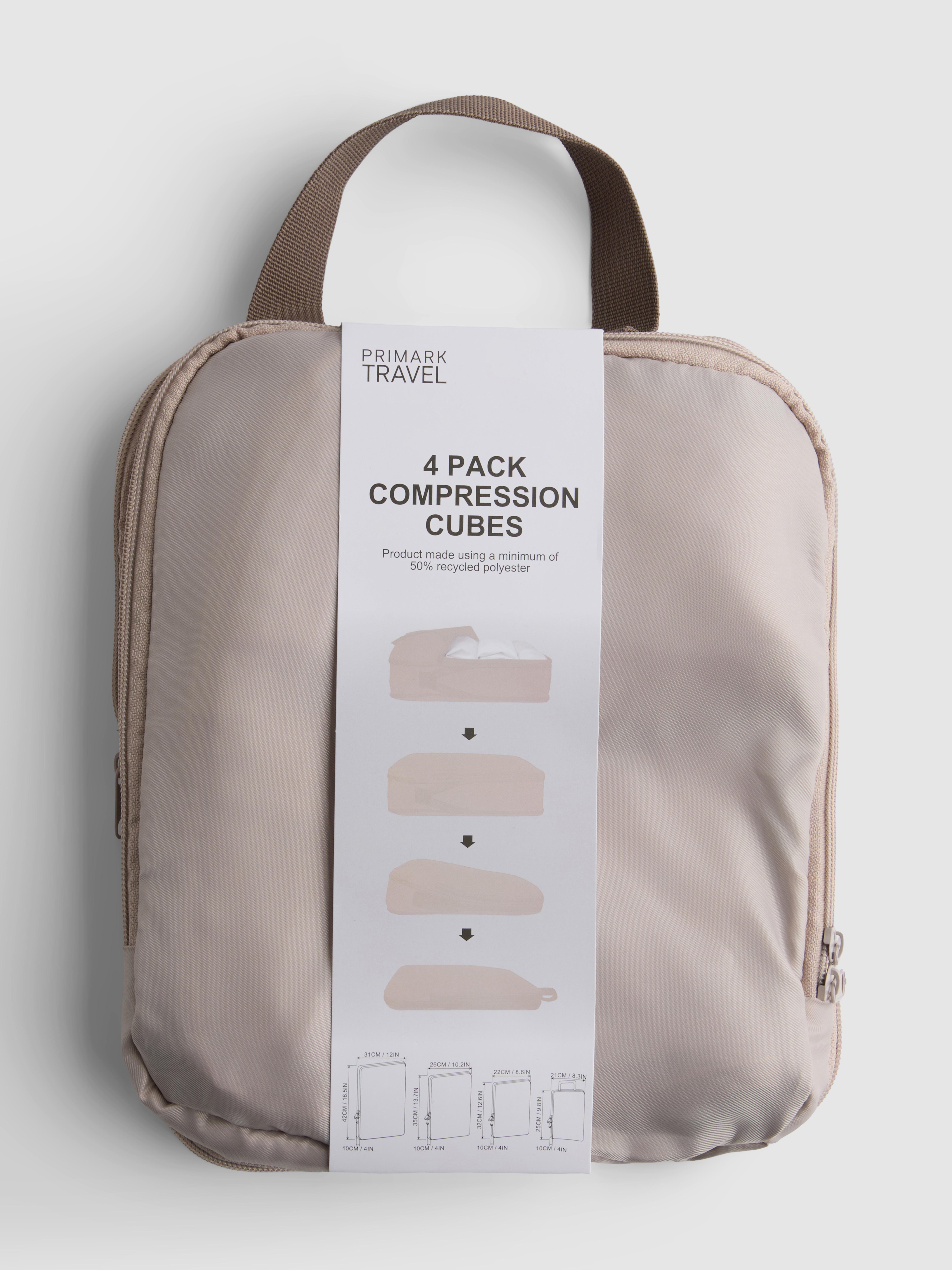 4pk Travel Compression Packing Cubes