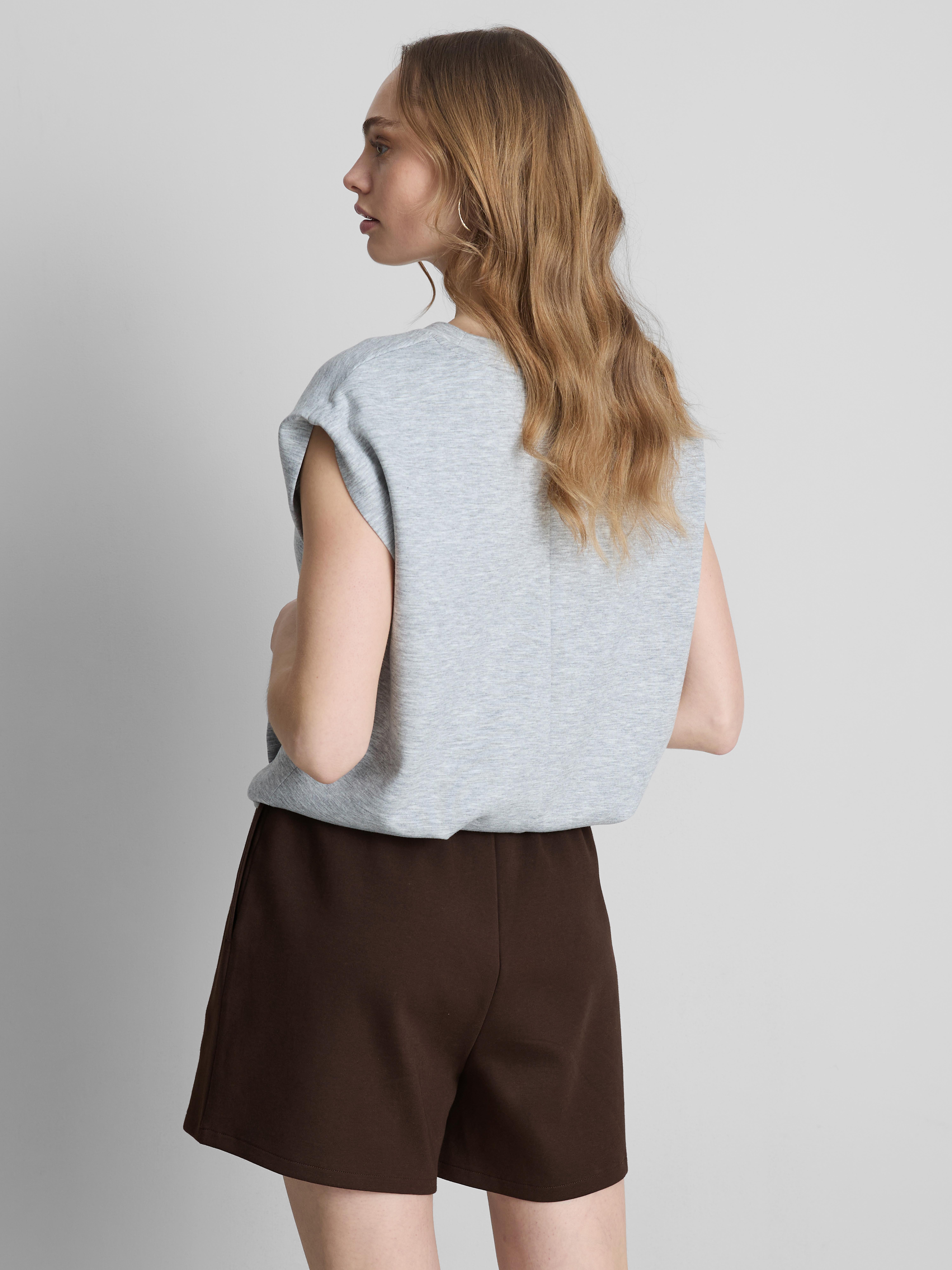Pantalones cortos de punto con mucho algodón