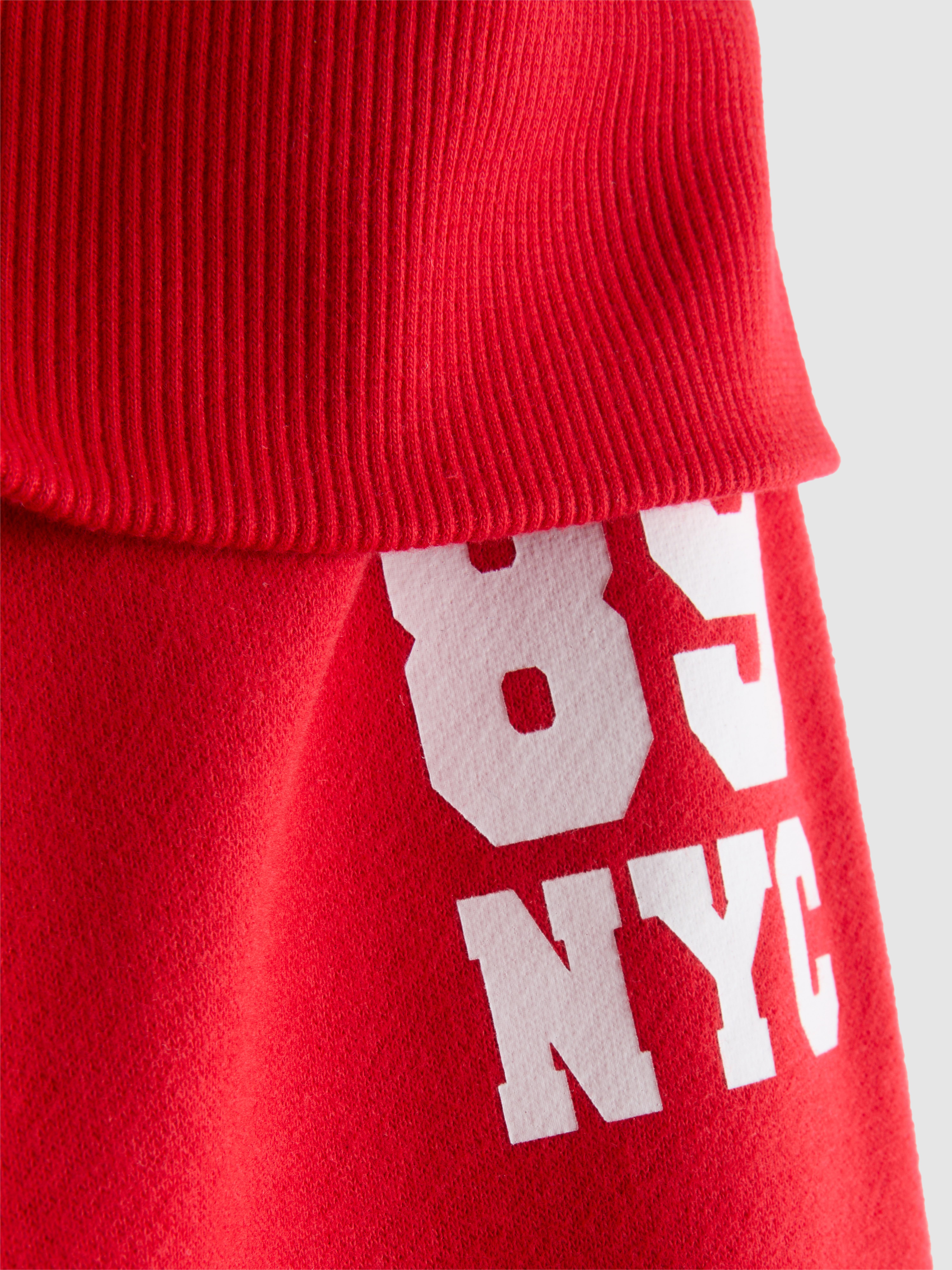 7-15yrs | New York Graphic Fold Over Flare Joggers