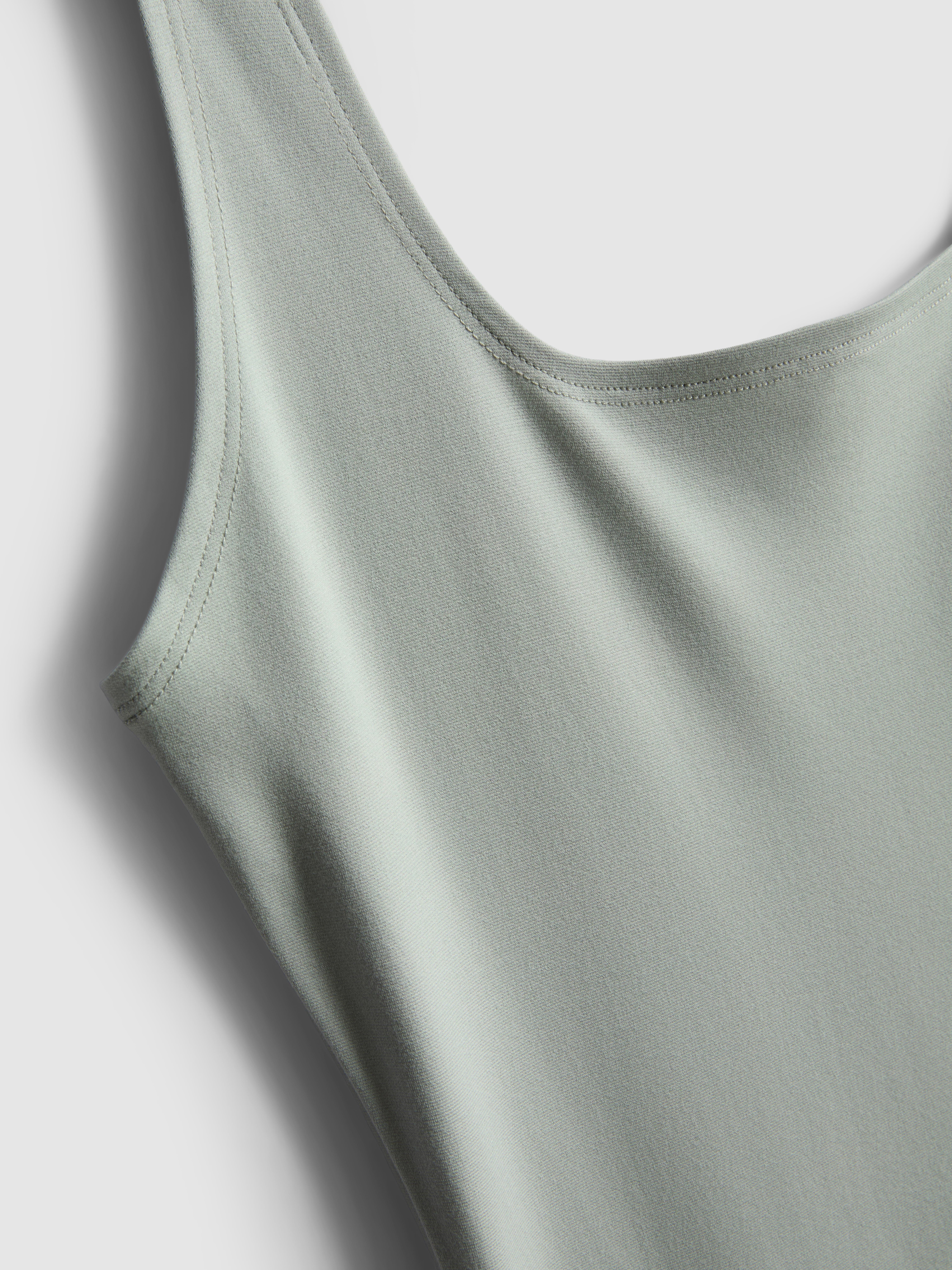 Second Skin Square Neck Midi Dress