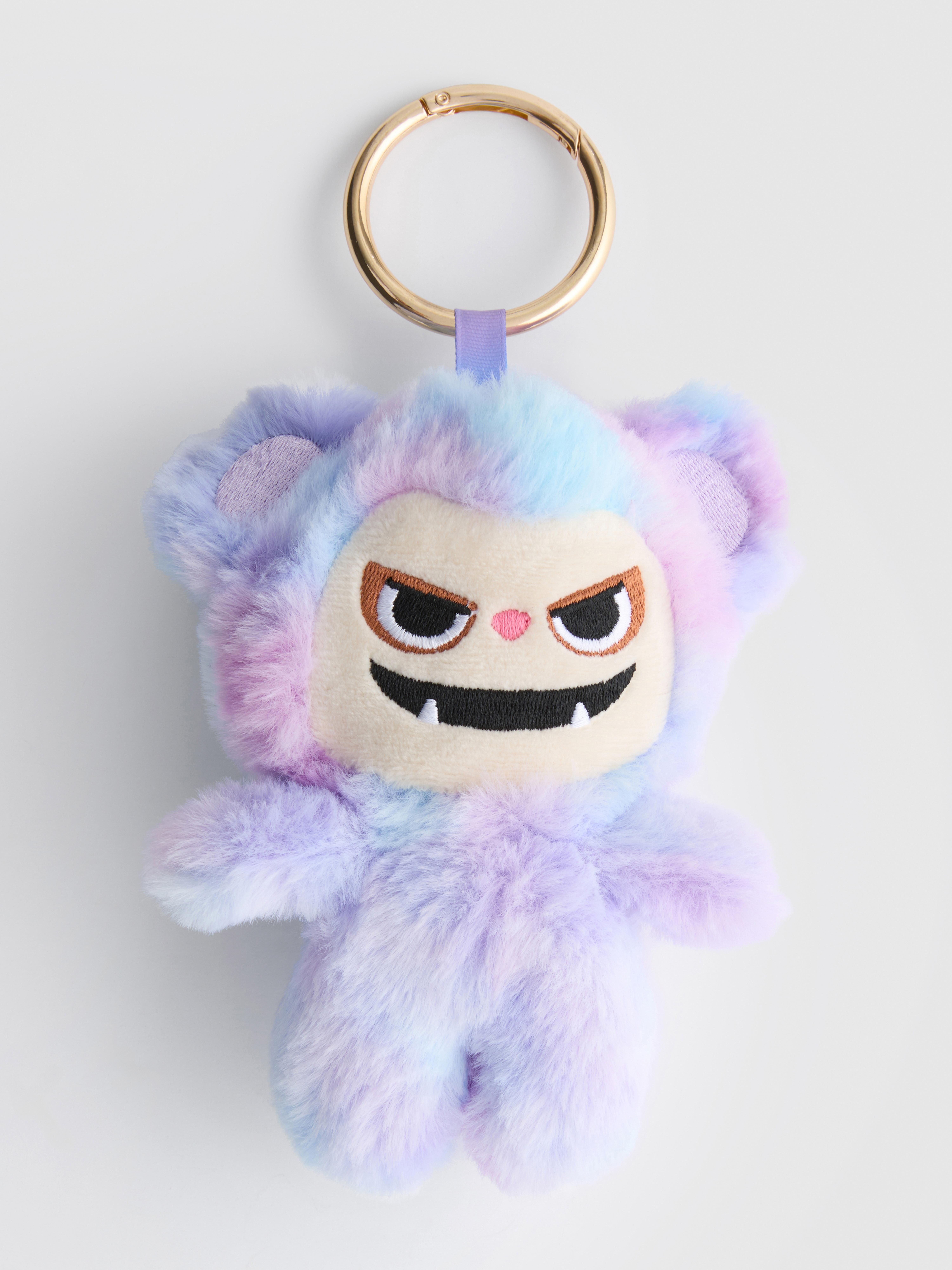 Monster Plush Keyring Multi