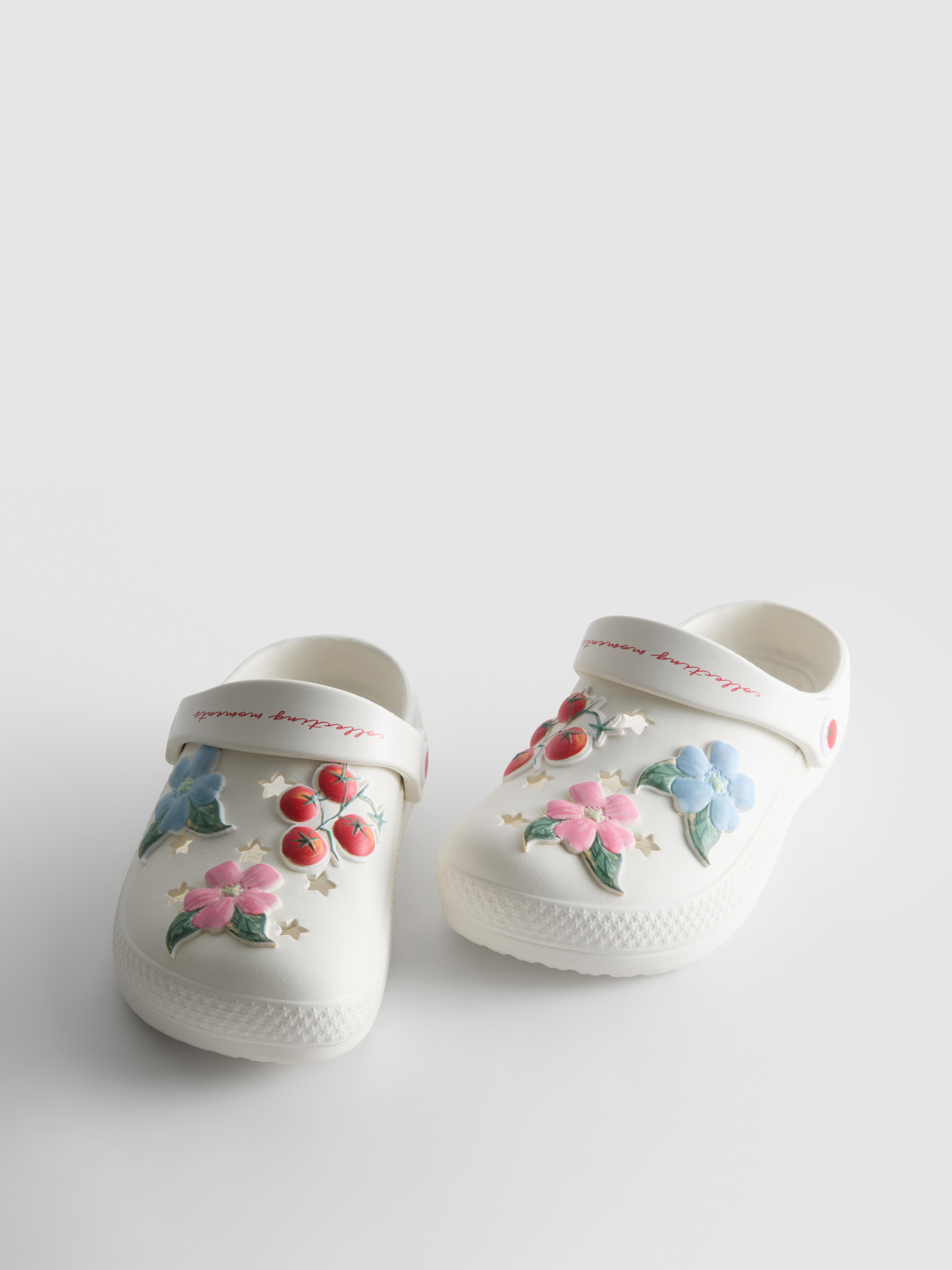 Girls Ivory Stacey Solomon Clogs